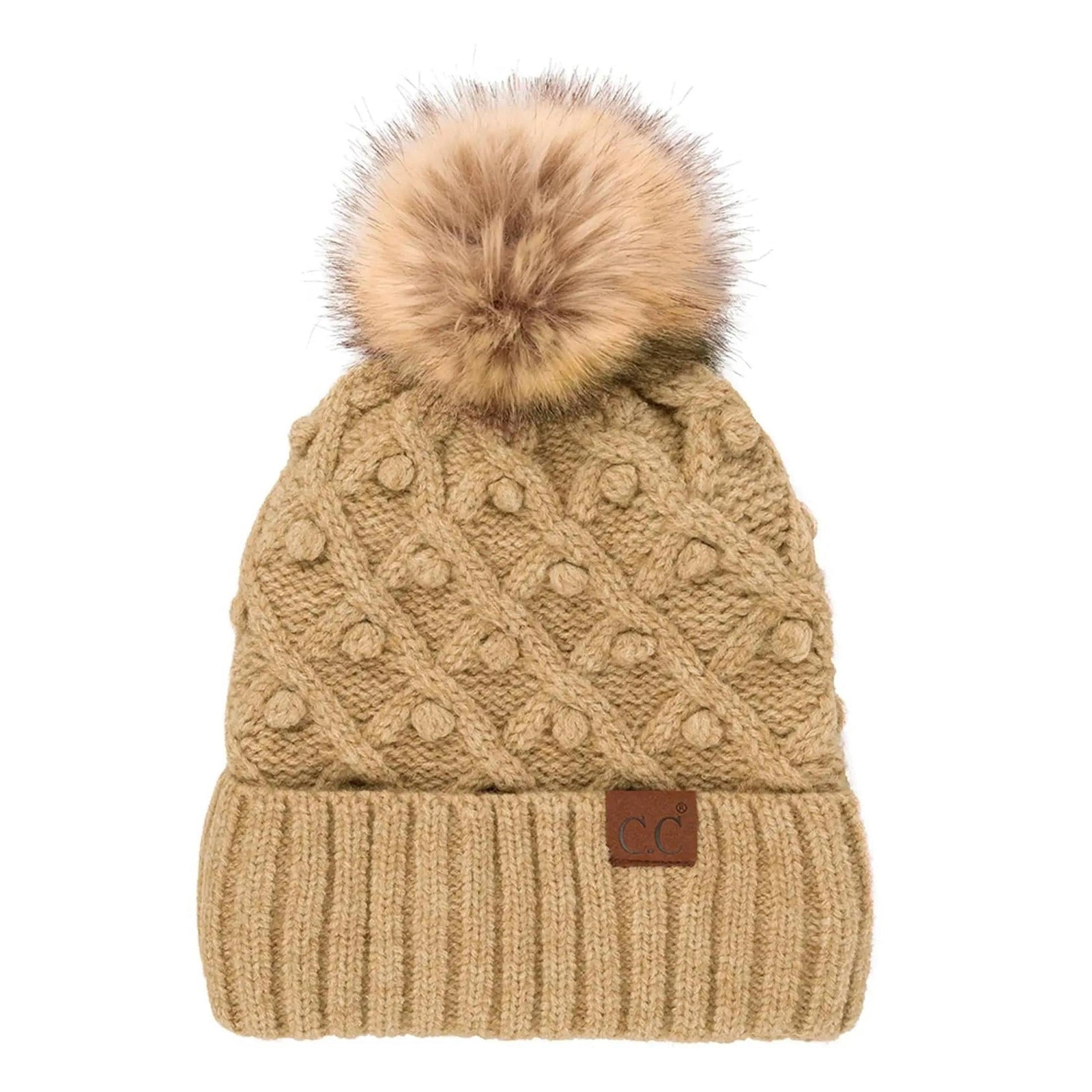 CC Crafted Pom Kids Youth to Adult Beanies Hats - Truly Contagious