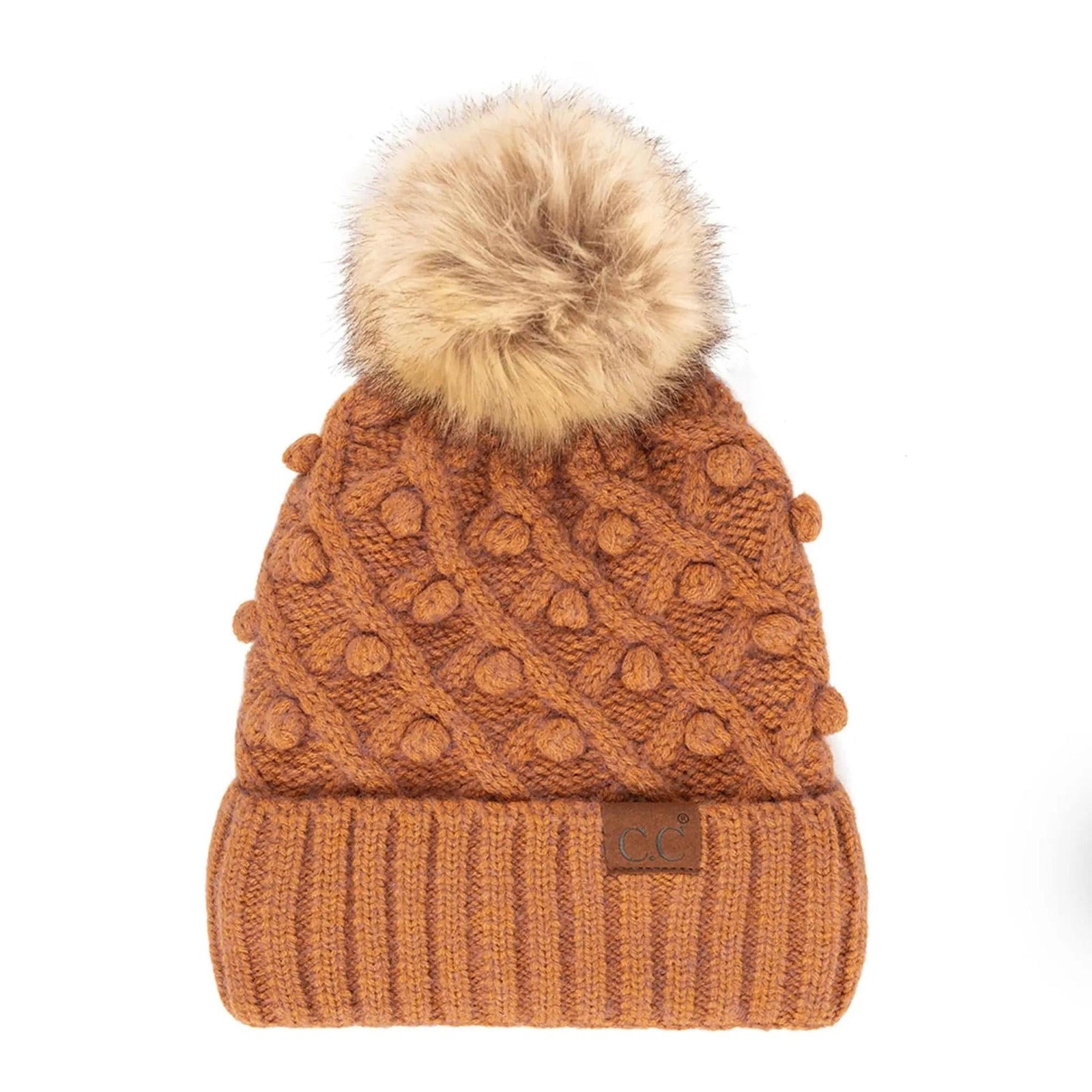 CC Crafted Pom Kids Youth to Adult Beanies Hats - Truly Contagious