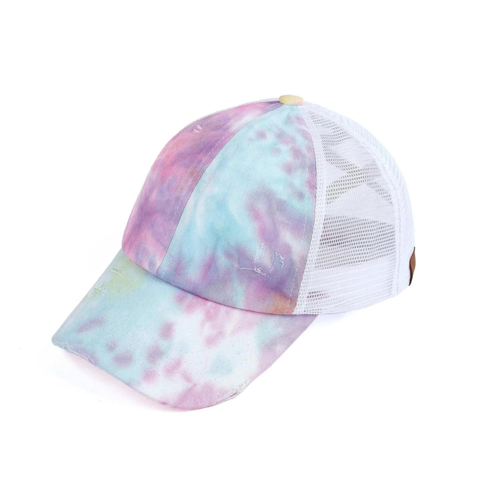 CC Diamond Dyed Mesh Criss - Cross Pony Cap - Truly Contagious