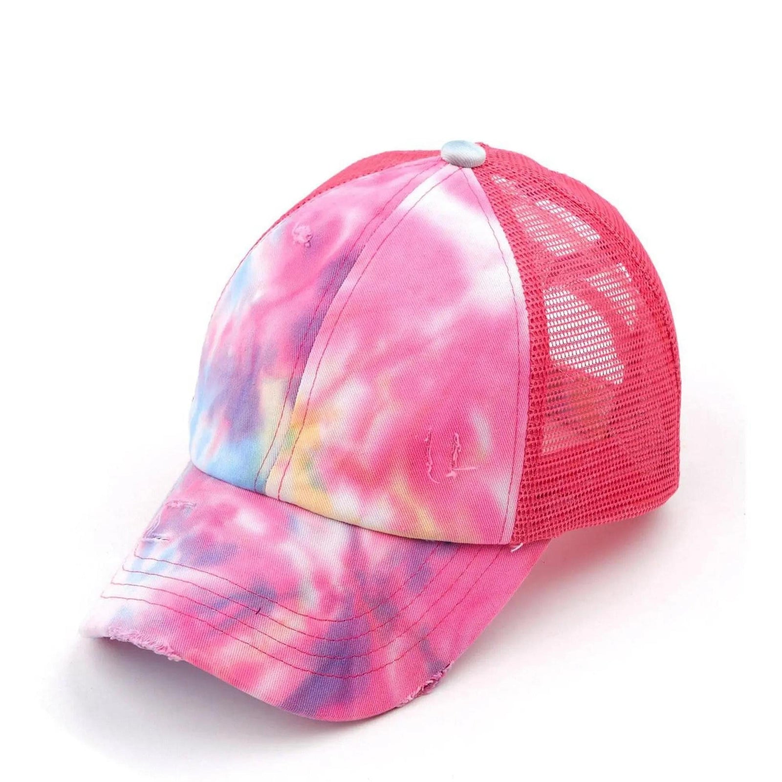 CC Diamond Dyed Mesh Criss - Cross Pony Cap - Truly Contagious