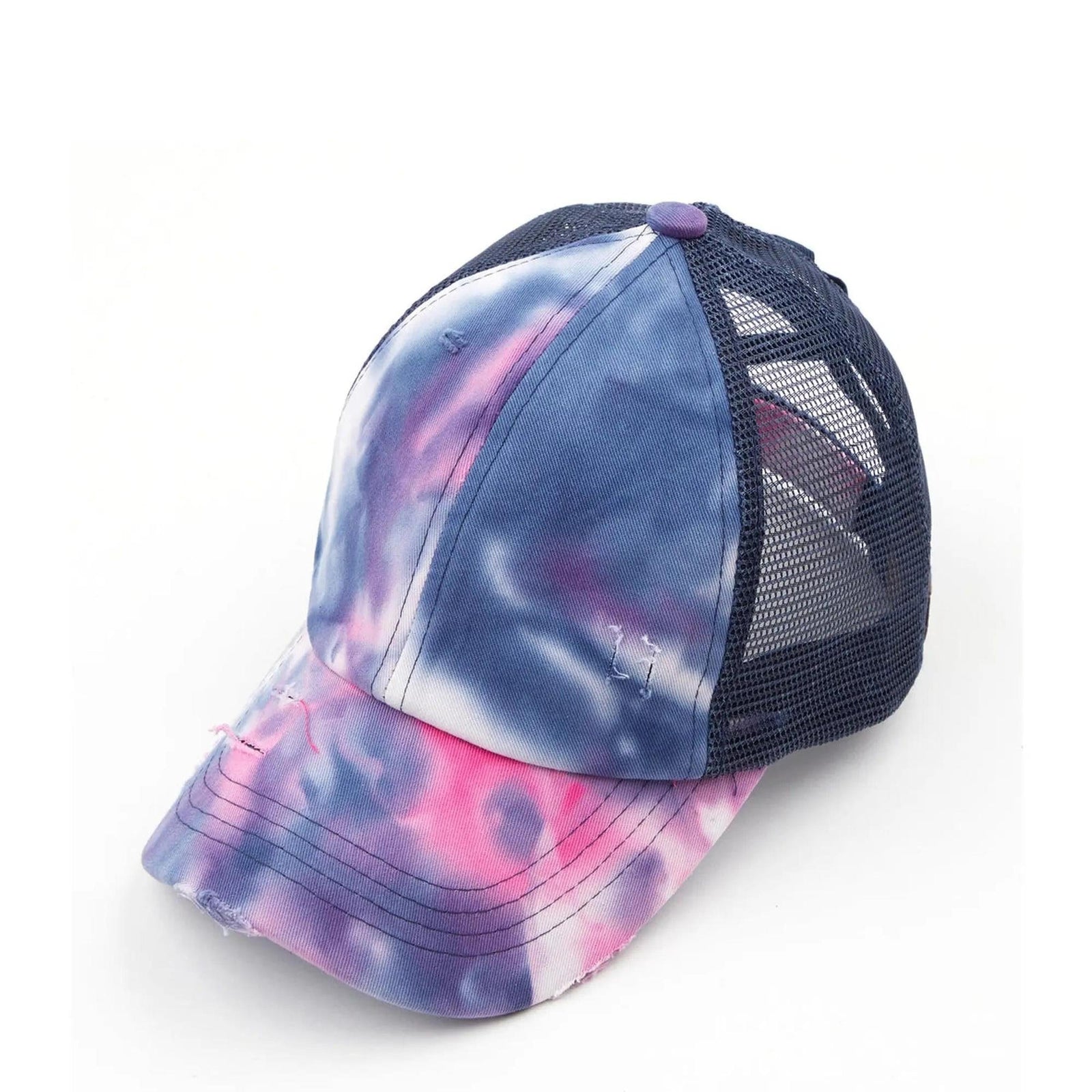 CC Diamond Dyed Mesh Criss - Cross Pony Cap - Truly Contagious