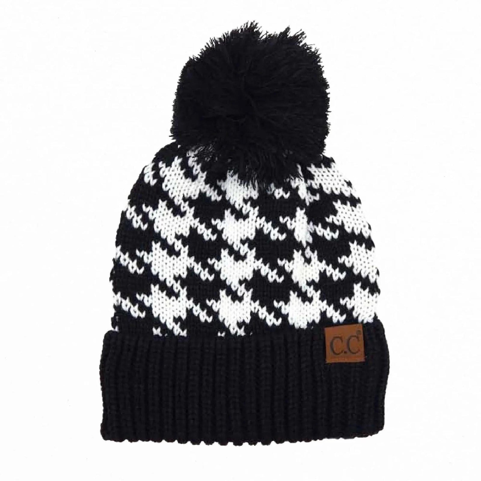 CC Houndstooth Beanie - Truly Contagious