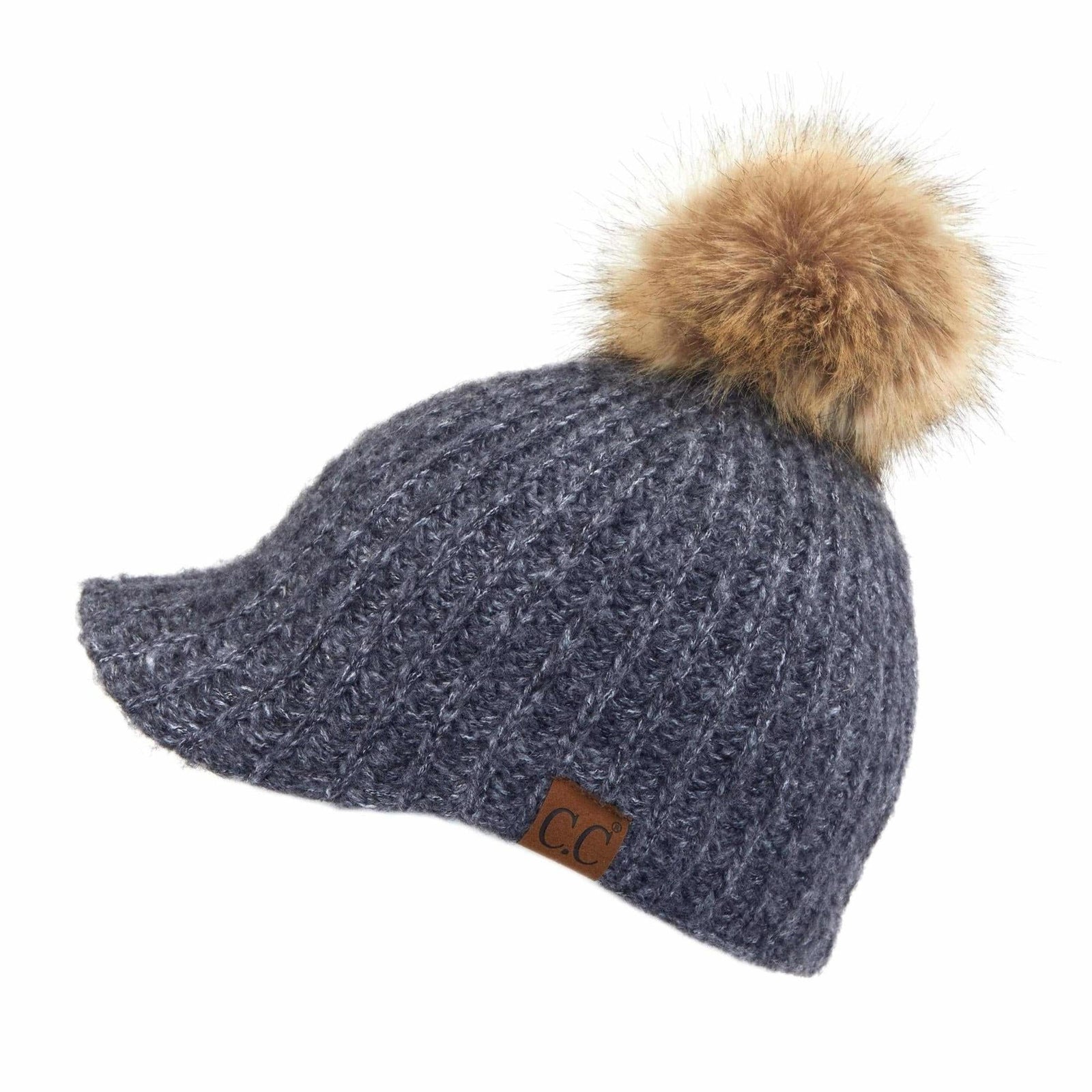 CC Kid and Adult Sizes Winter Knitted Ball Cap Beanie - Truly Contagious