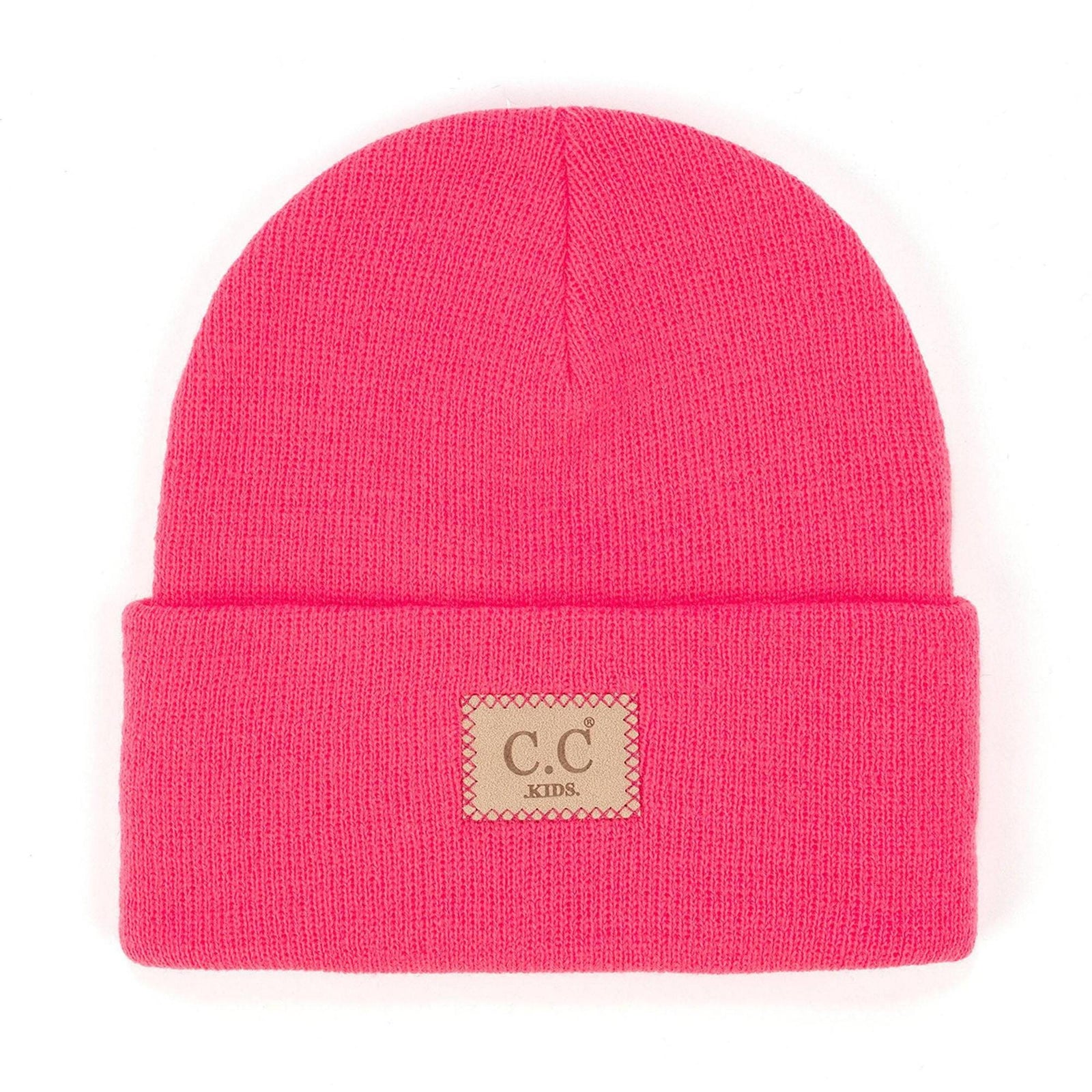 CC Kids Classic Unisex Ribbed Beanies Hats - Truly Contagious