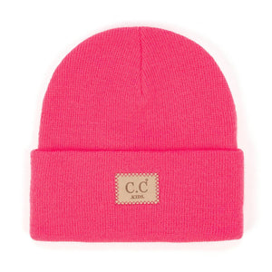 CC Kids Classic Unisex Ribbed Beanies Hats - Truly Contagious