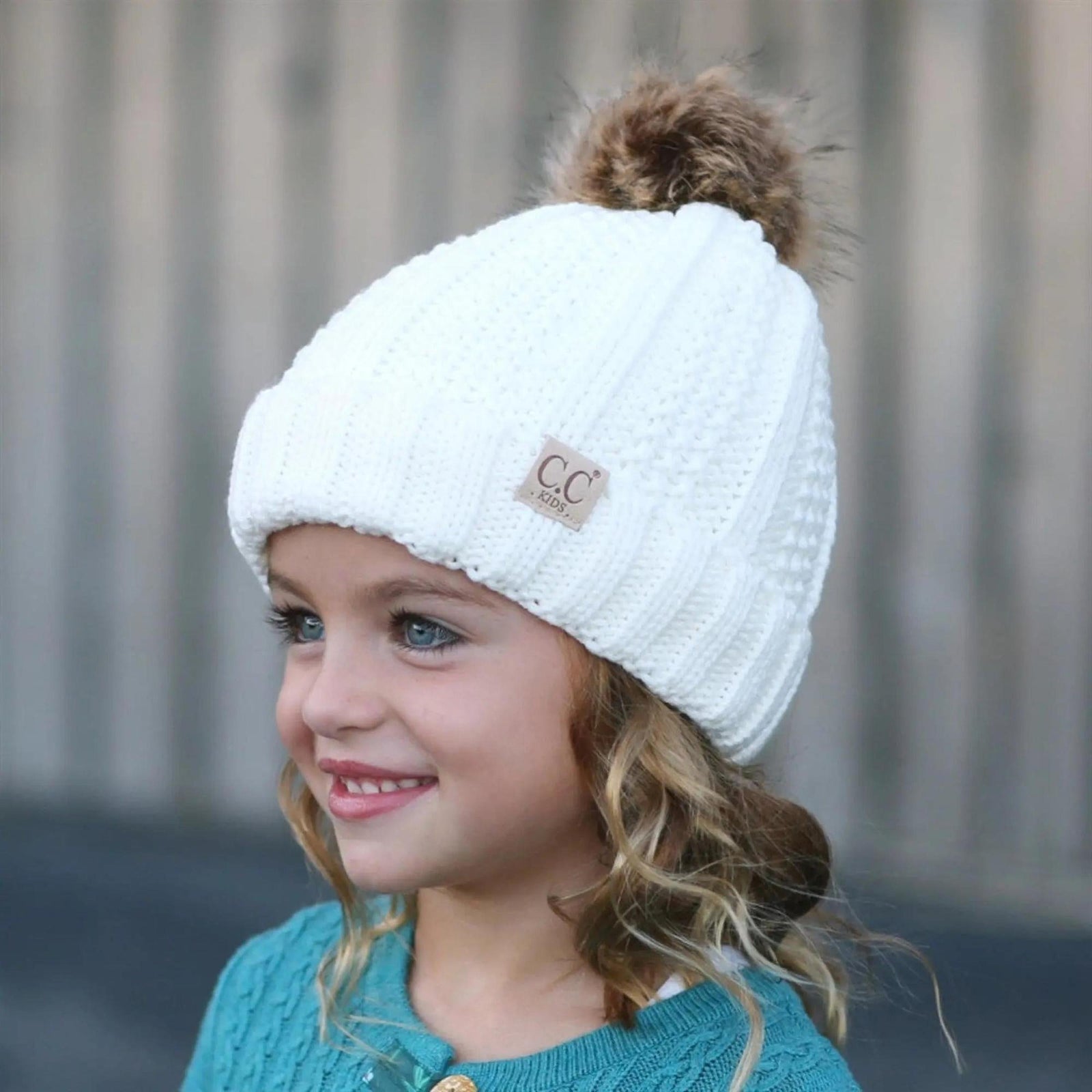 CC Kids Trending Pom Lined Beanies Hats - Truly Contagious