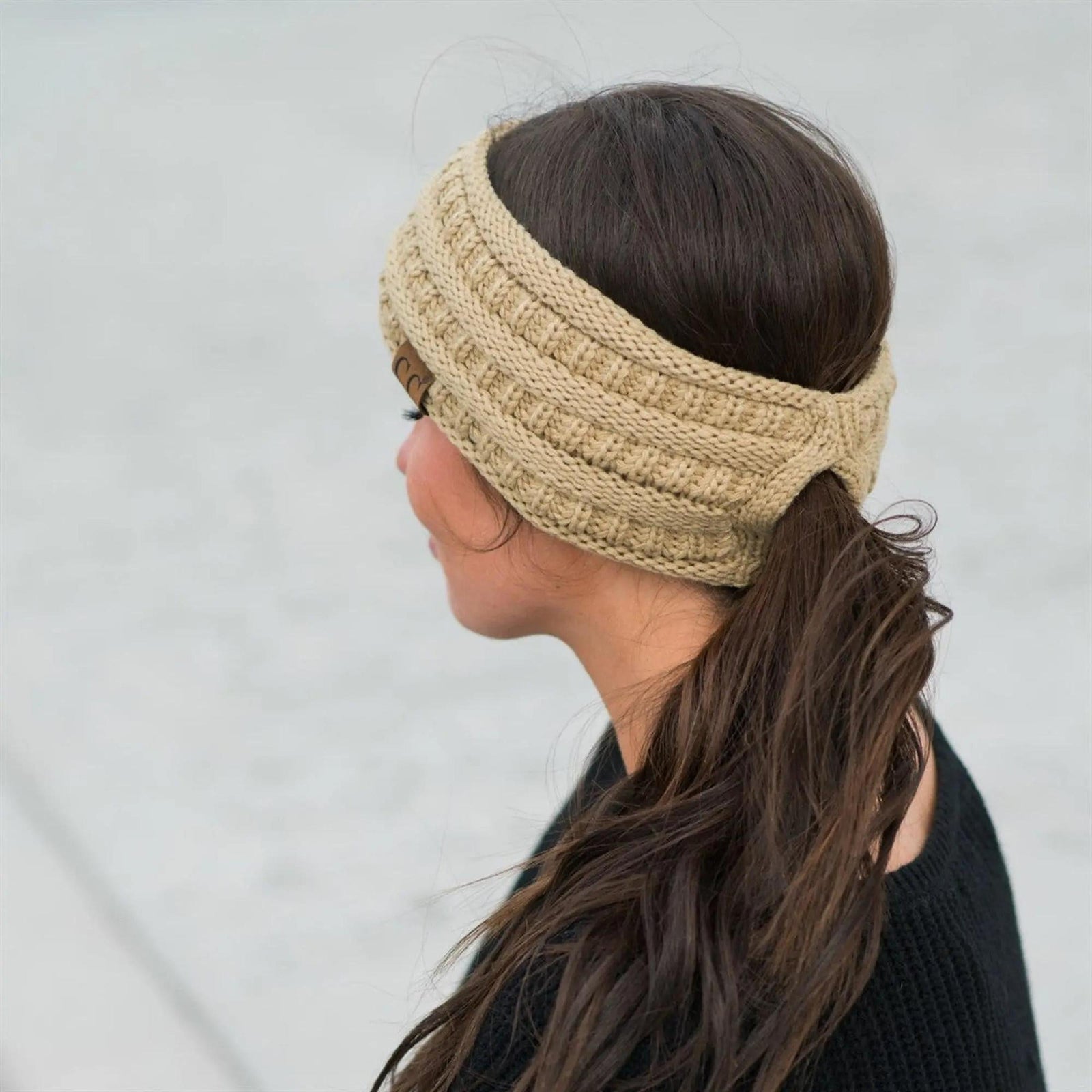 CC Lined Pony Head Band | Adult and Kid Sizes - Truly Contagious