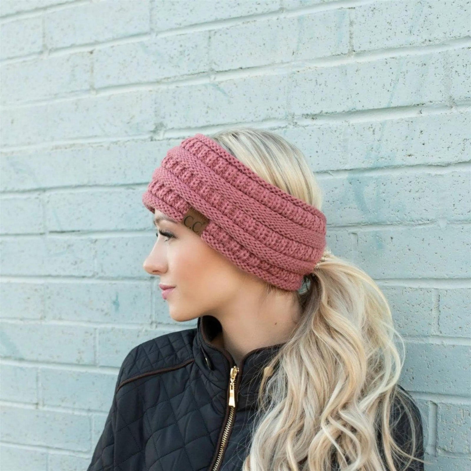 CC Lined Pony Head Band | Adult and Kid Sizes - Truly Contagious