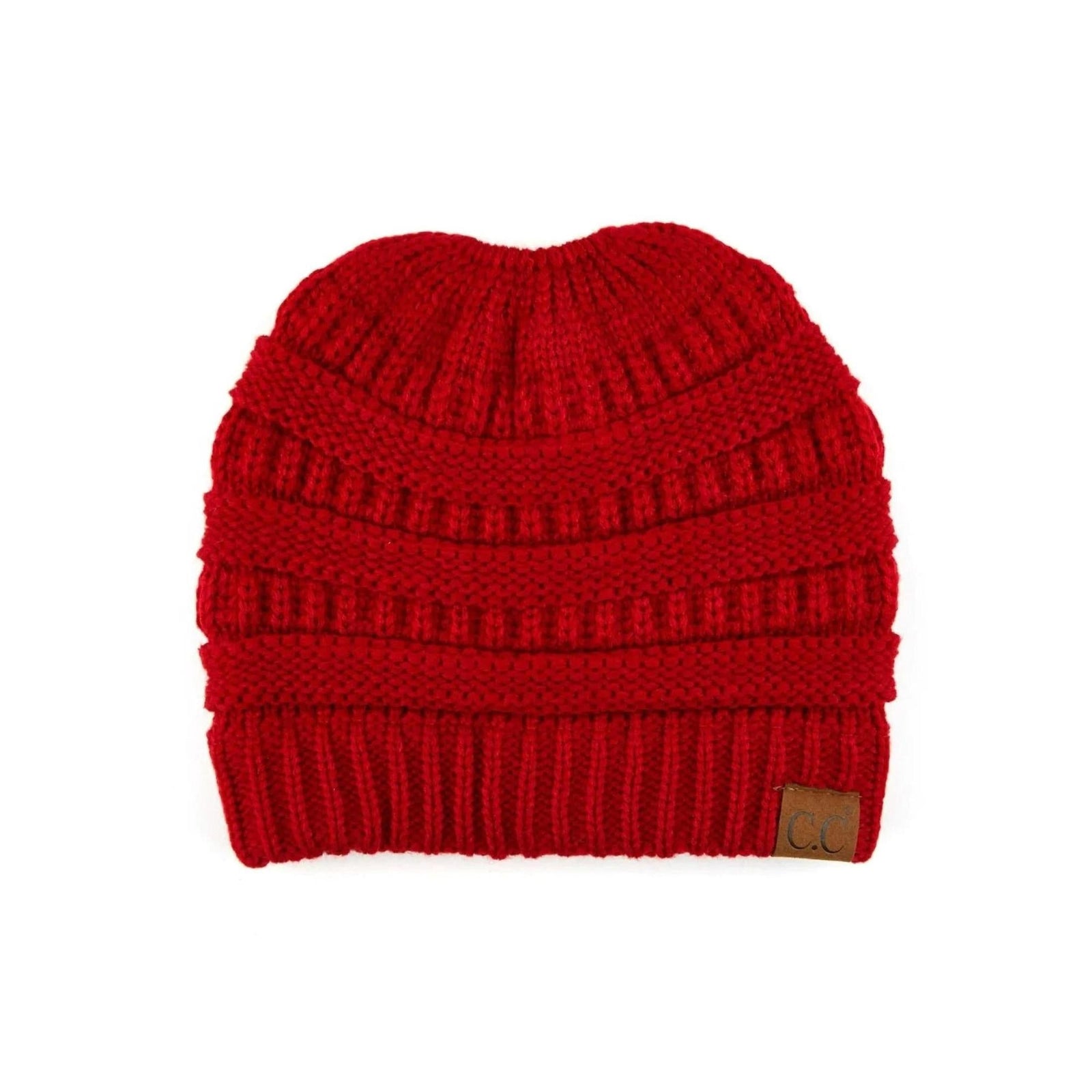 CC Messy Bun Adults and Kids Ponytail Beanies Hats - Truly Contagious