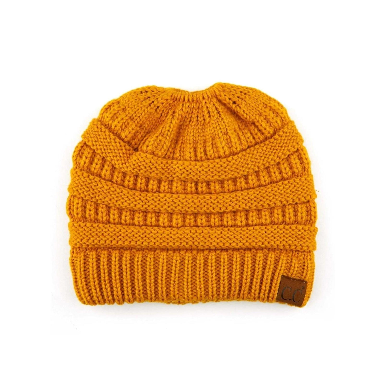 CC Messy Bun Adults and Kids Ponytail Beanies Hats - Truly Contagious