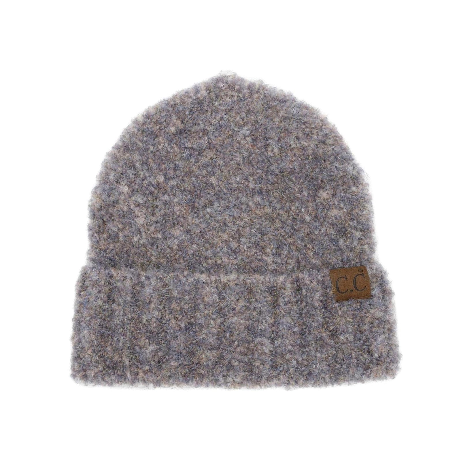 CC Mixed Boucle Cuff Beanie - Truly Contagious