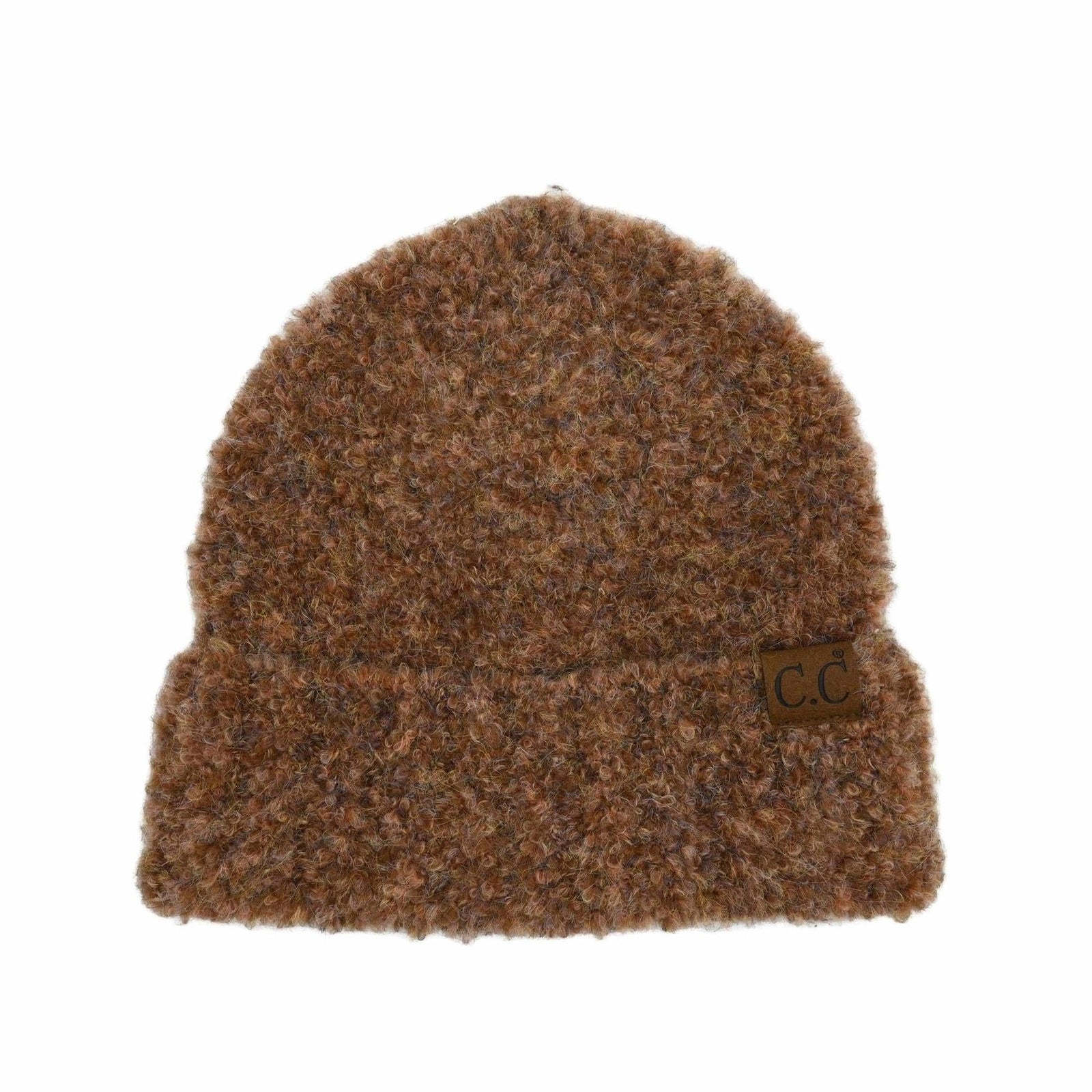 CC Mixed Boucle Cuff Beanie - Truly Contagious
