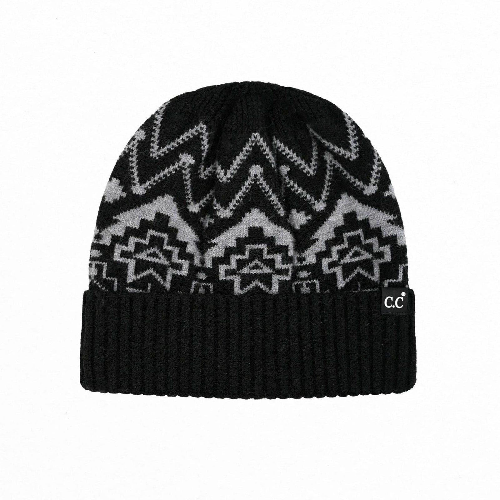 CC South Western Print Beanie Cap - Truly Contagious
