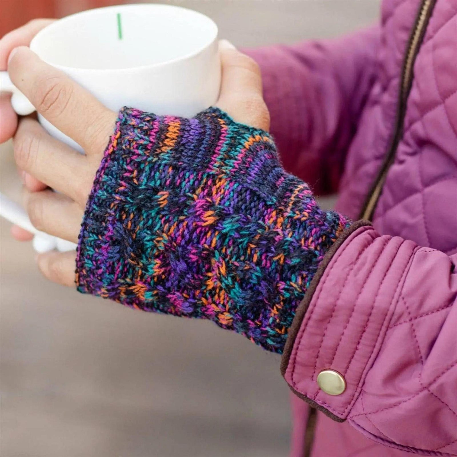 CC Touchscreen Glove w/ Cuff & Pom - Truly Contagious
