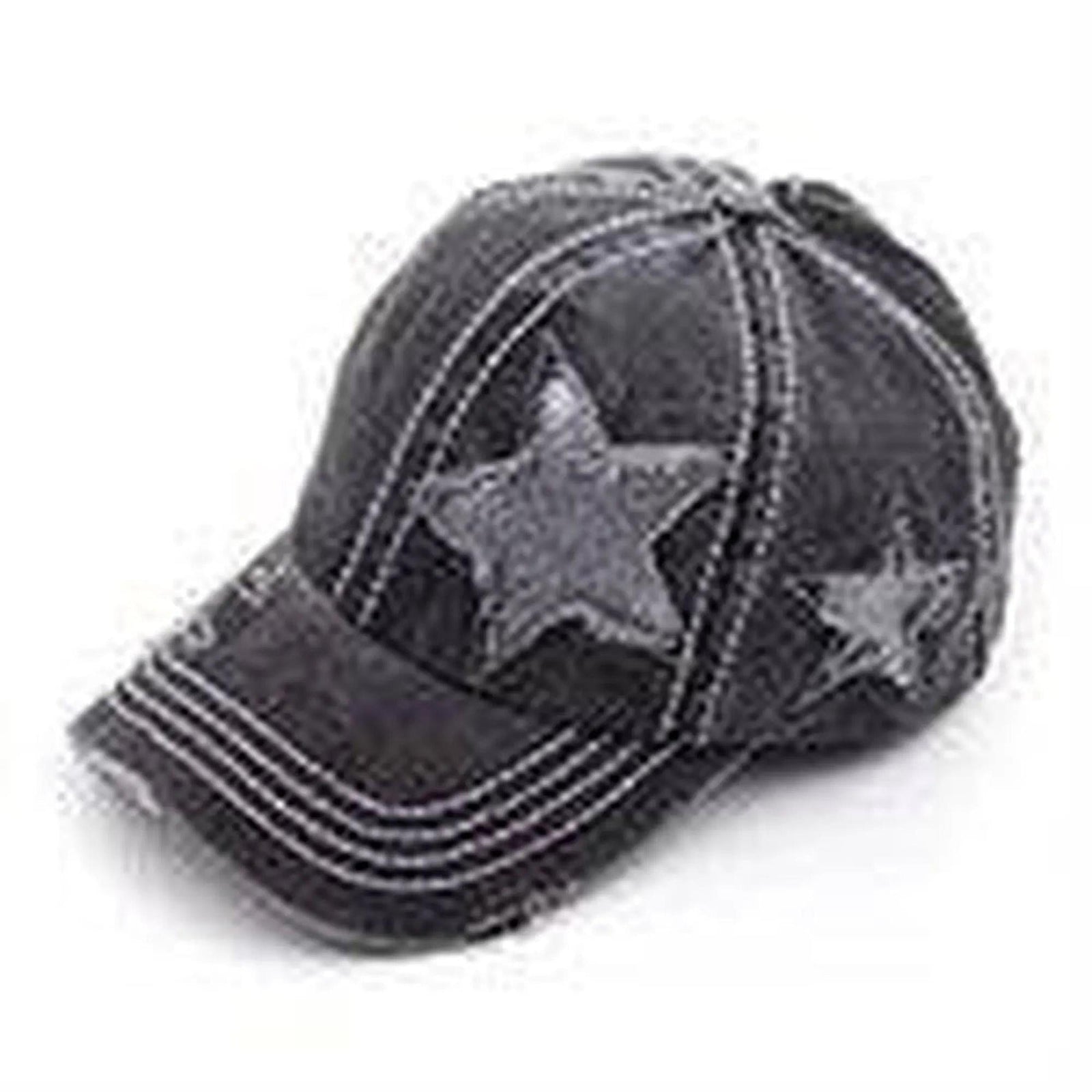 CC Trending Star Messy Bun Pony Cap Women, Teens and Kids Trucker Hats - Truly Contagious