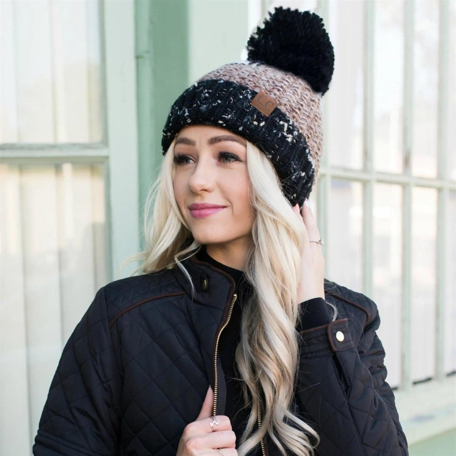 CC Yarn Pom Detailed Beanie - Truly Contagious