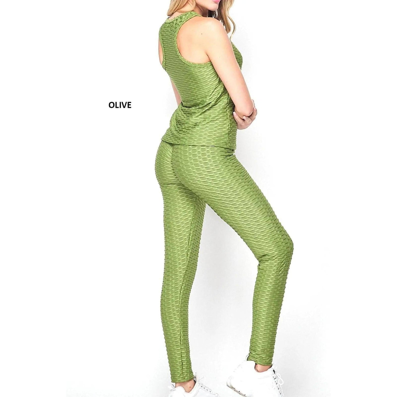 Cellulite Hiding Leggings and Tank Loungewear | New Mix - Truly Contagious