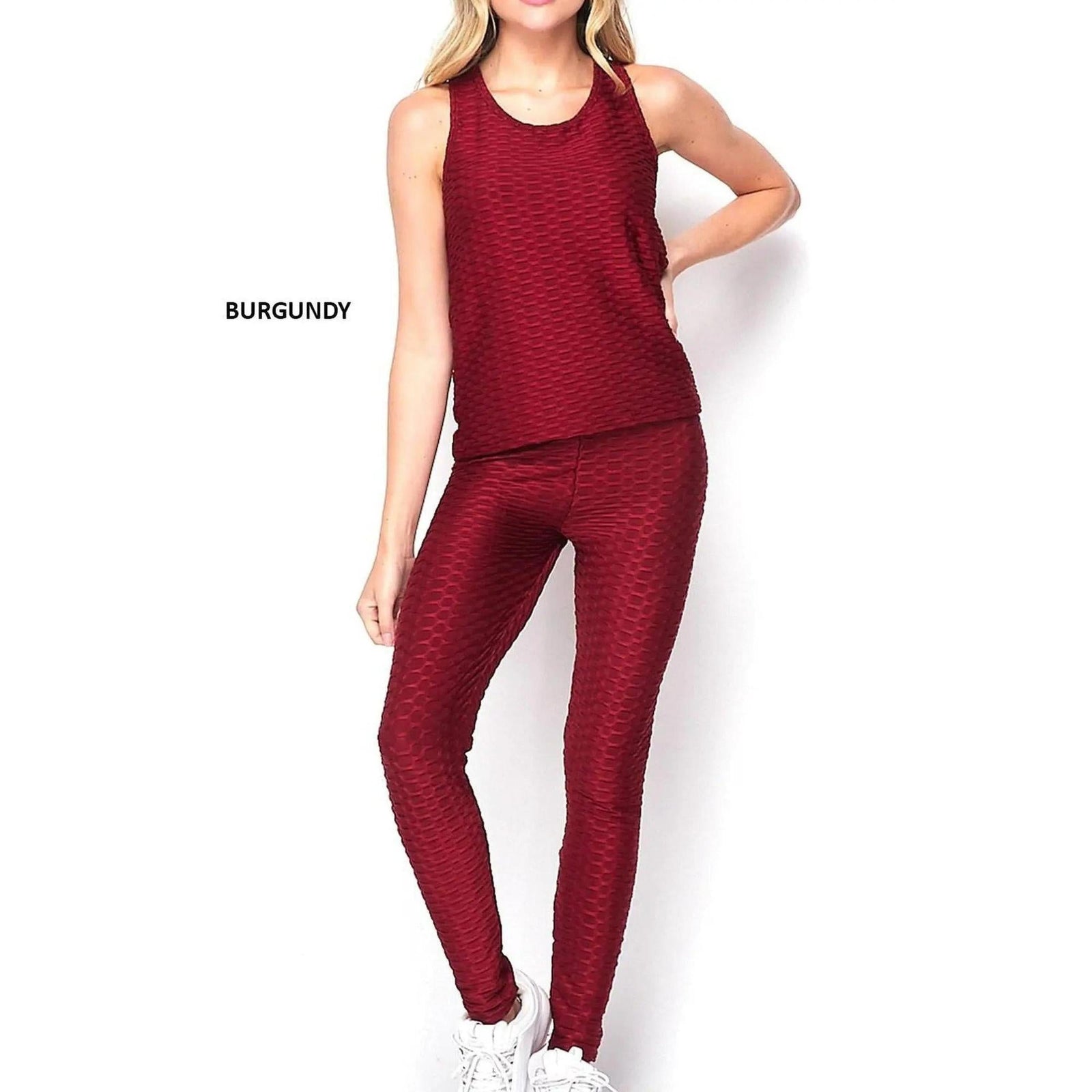 Cellulite Hiding Leggings and Tank Loungewear | New Mix - Truly Contagious