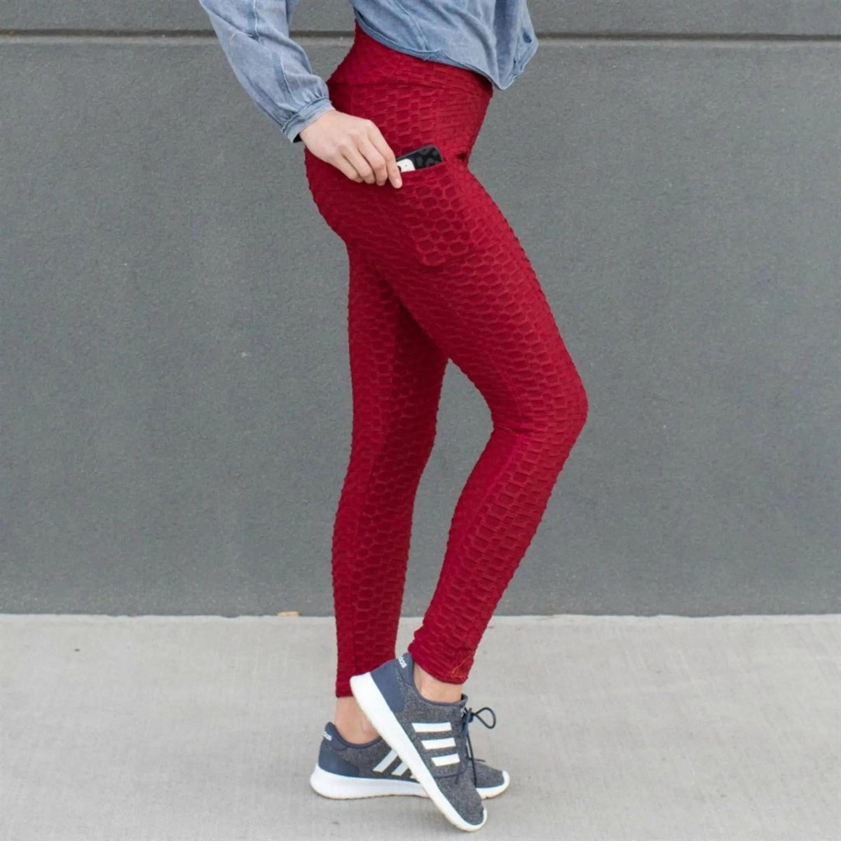 Cellulite Hiding Leggings w/Pockets | New Mix - Truly Contagious