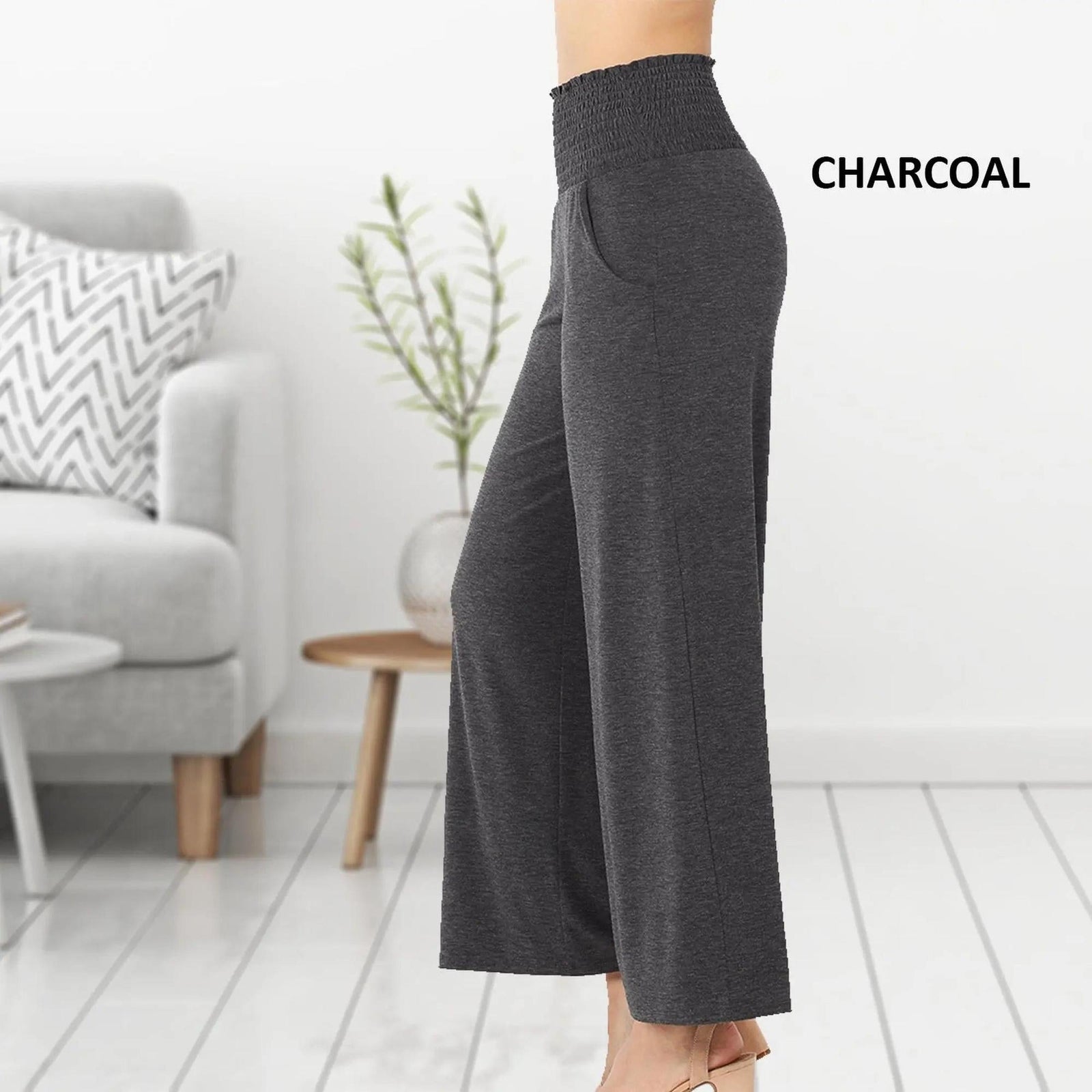 Lounge Pant w/ Smocked Waist - Truly Contagious