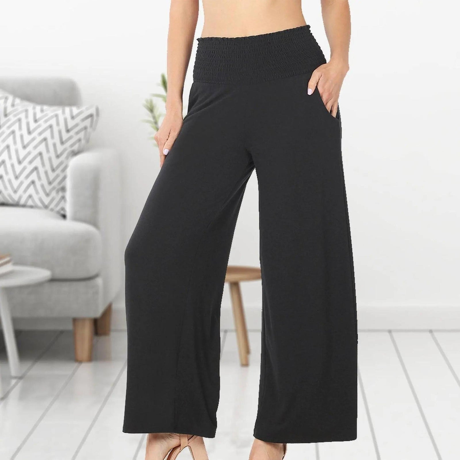 Lounge Pant w/ Smocked Waist - Truly Contagious