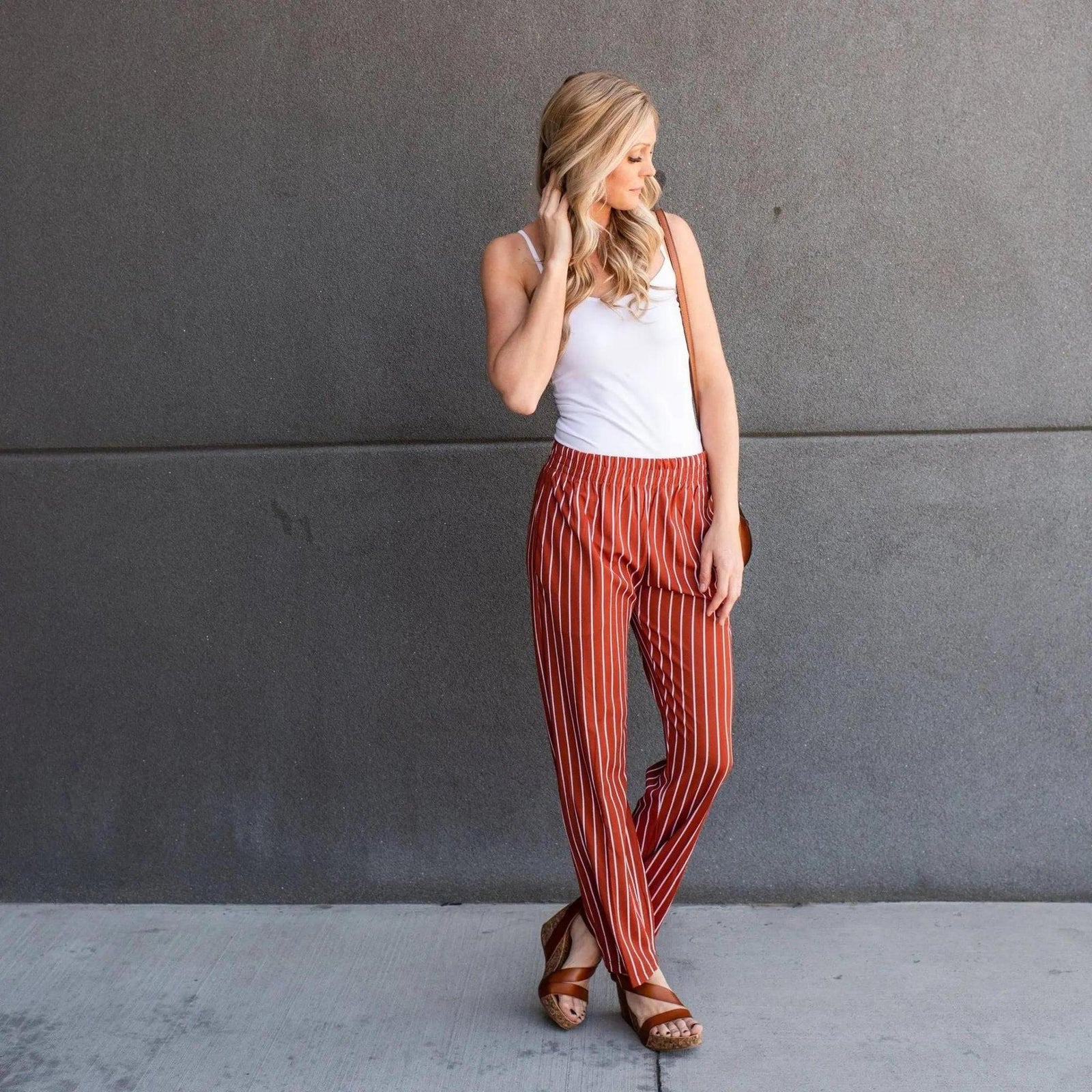 Striped Dress Pants - Truly Contagious
