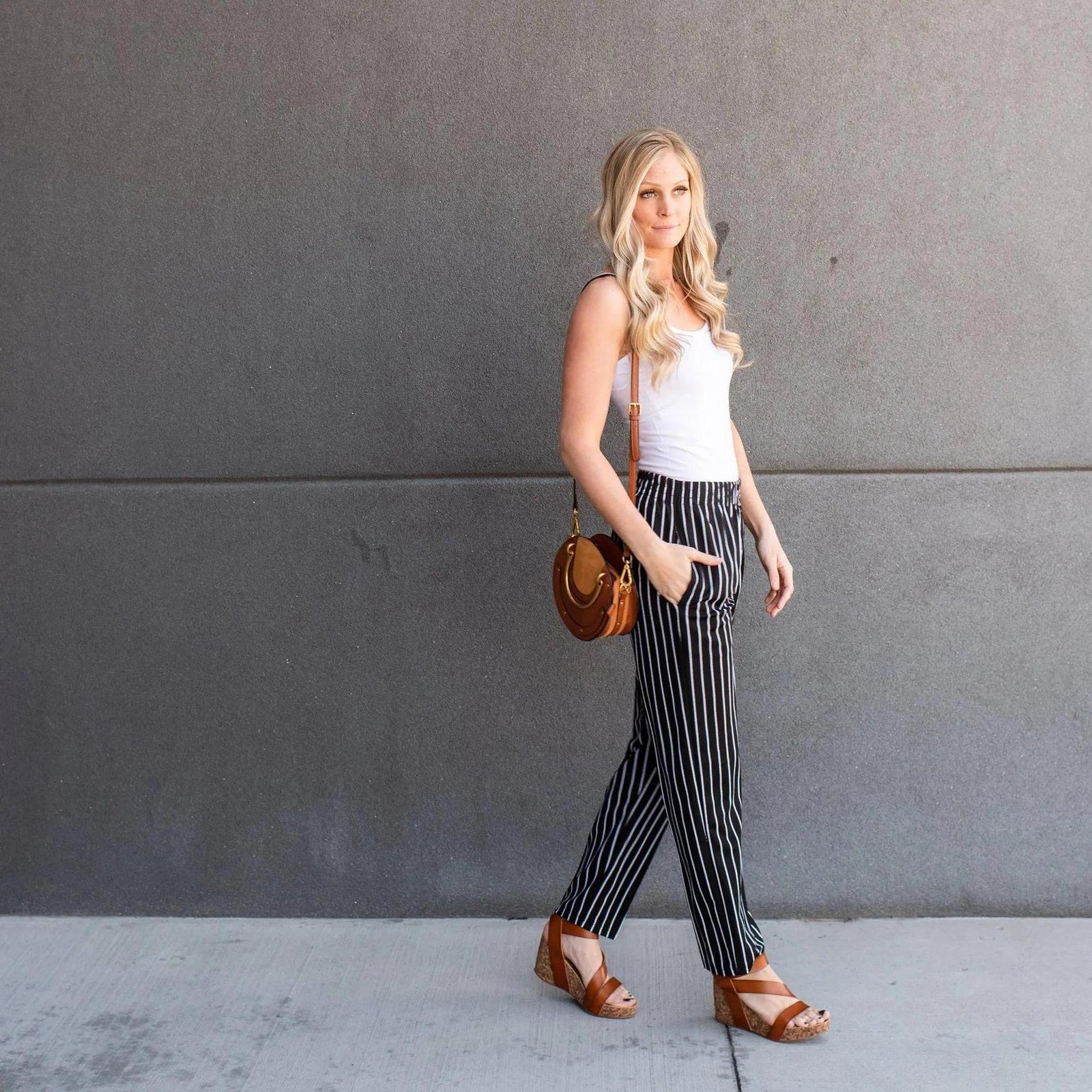 Striped Dress Pants - Truly Contagious