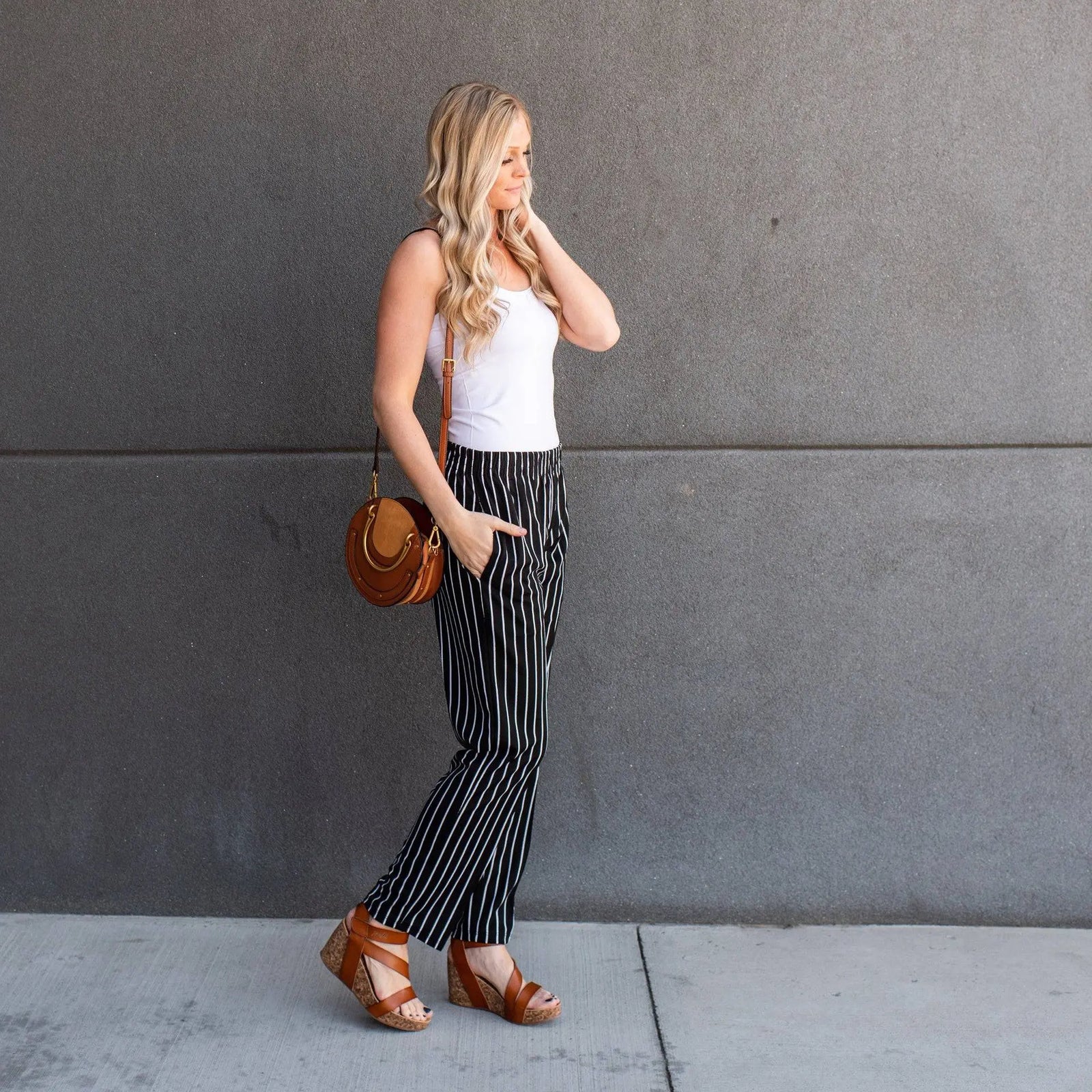 Striped Dress Pants - Truly Contagious