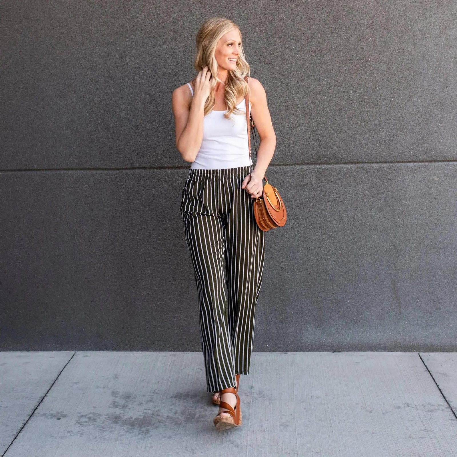 Striped Dress Pants - Truly Contagious