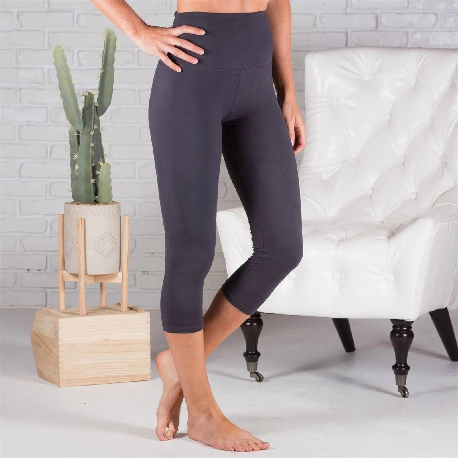 Super Soft 5" Waist Leggings | Tummy Control Capri (Truly Contagious - New Mix) - Truly Contagious