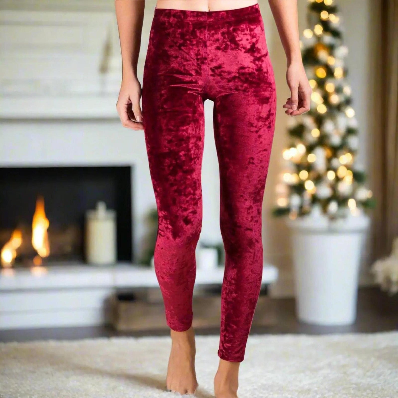 Trending Velvet Leggings (Yelete) - Truly Contagious