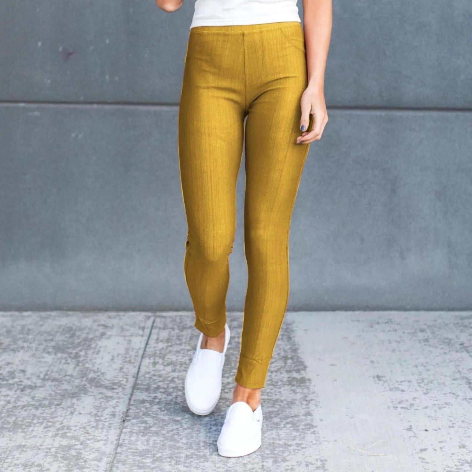 Truly Contagious Premium Stretch Soft High Waisted Jeggings for Women - Denim Leggings - Cotton Stretch Blend - Long (Truly Contagious - New Mix) - Truly Contagious