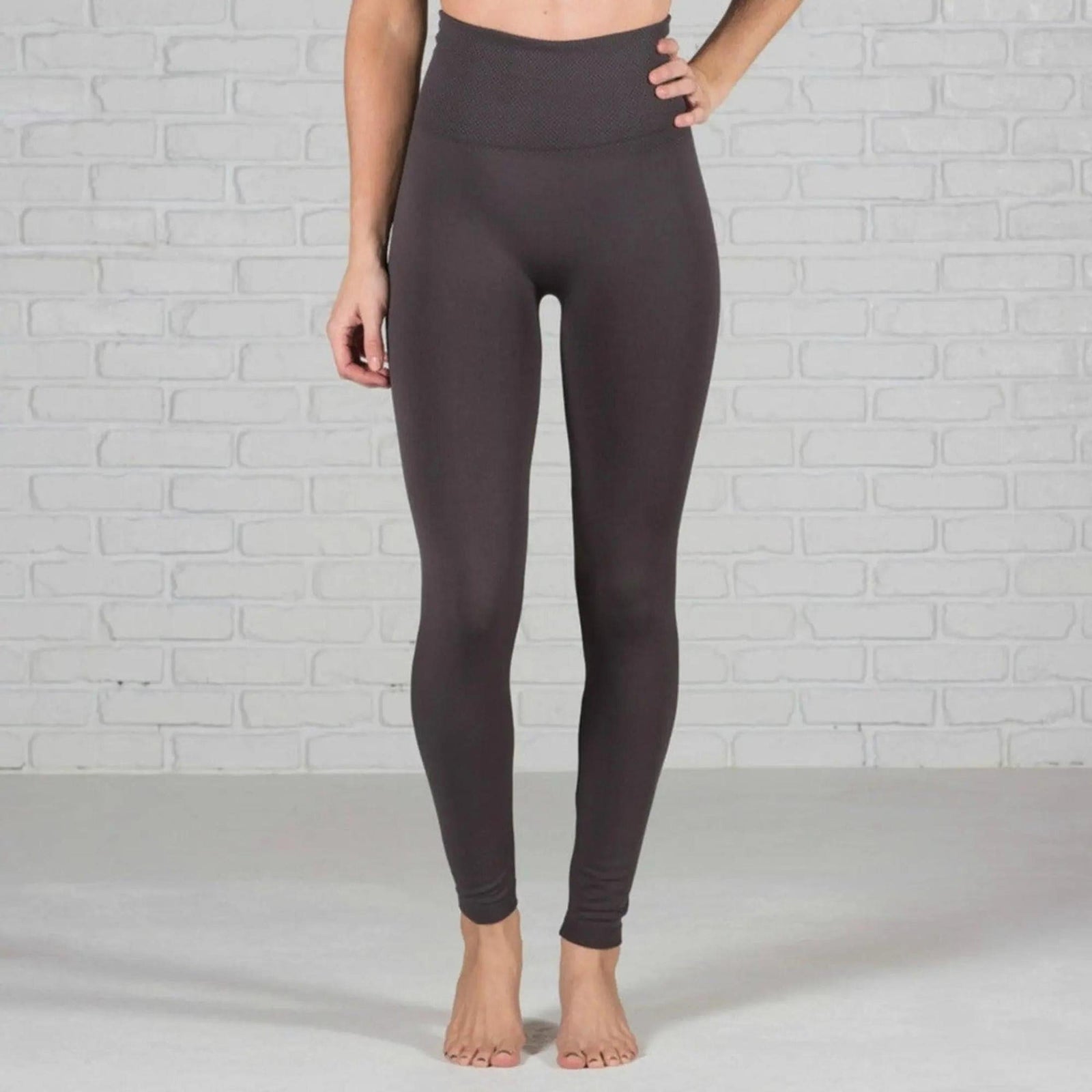 Tummy Control Fleece Lined Leggings Two Sizes Curvy Added - Truly Contagious