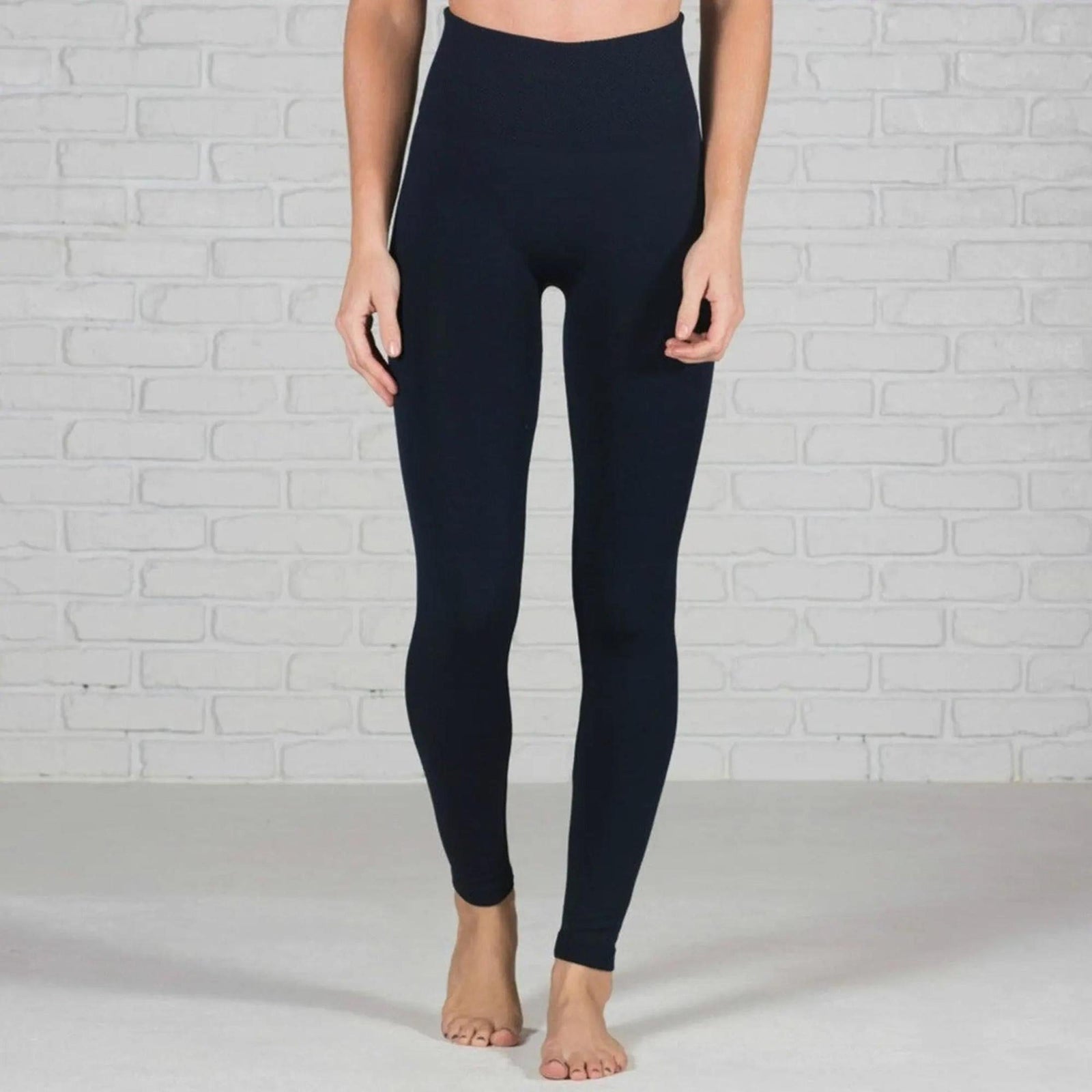 Tummy Control Fleece Lined Leggings Two Sizes Curvy Added - Truly Contagious