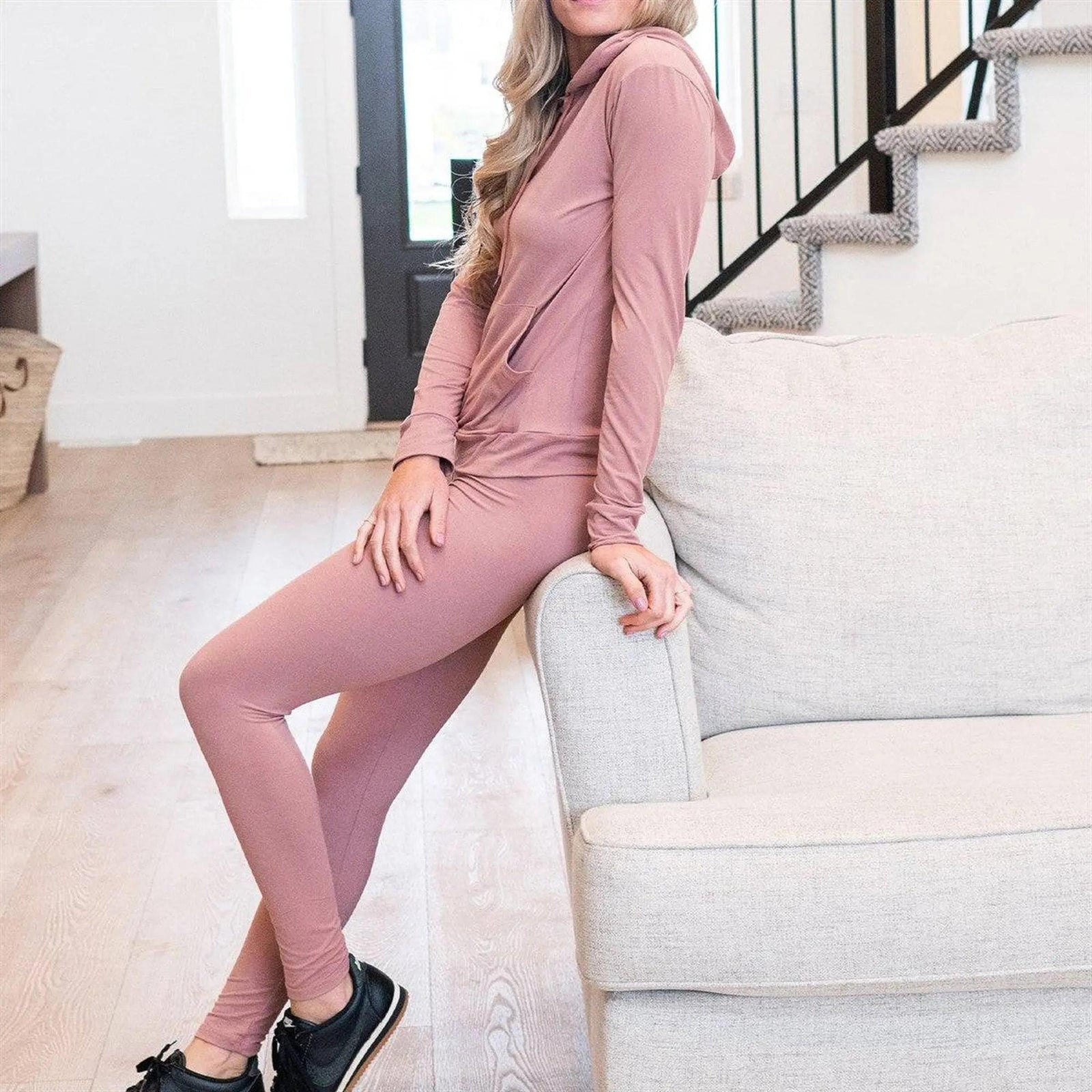 Ultra Soft Phone Pocket Hoodie Set - Truly Contagious