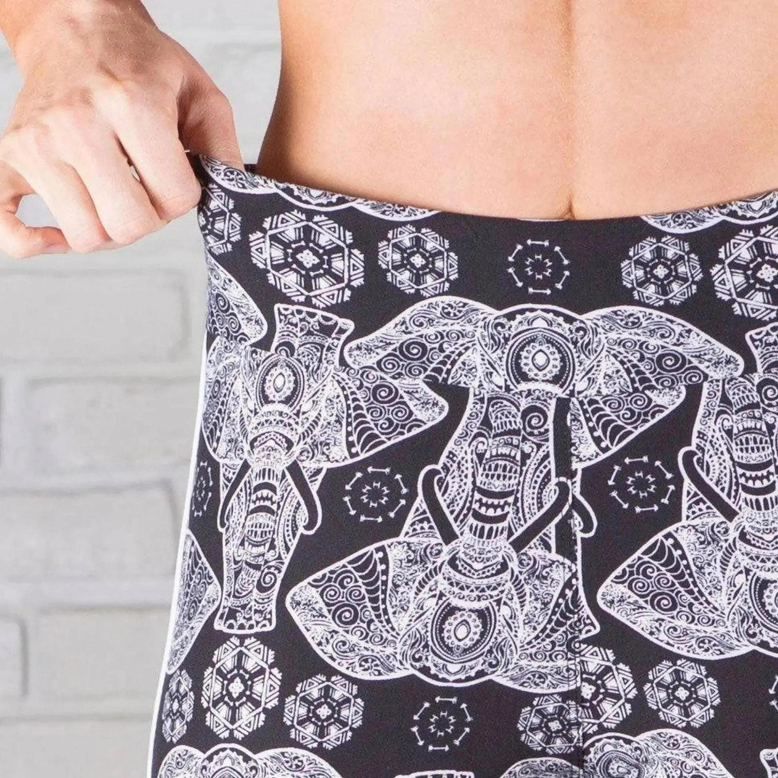 Ultra Soft Printed Leggings w/ Stripe (New Mix) - Truly Contagious