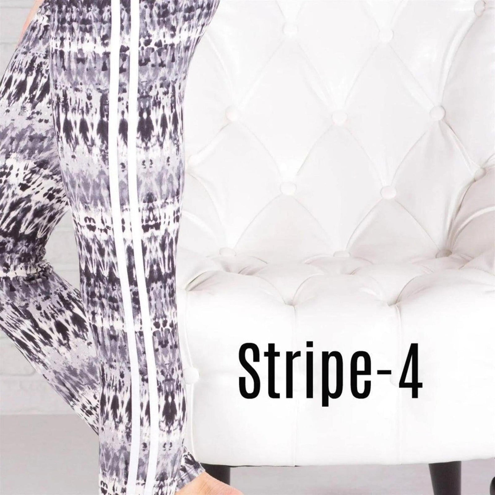 Ultra Soft Printed Leggings w/ Stripe (New Mix) - Truly Contagious