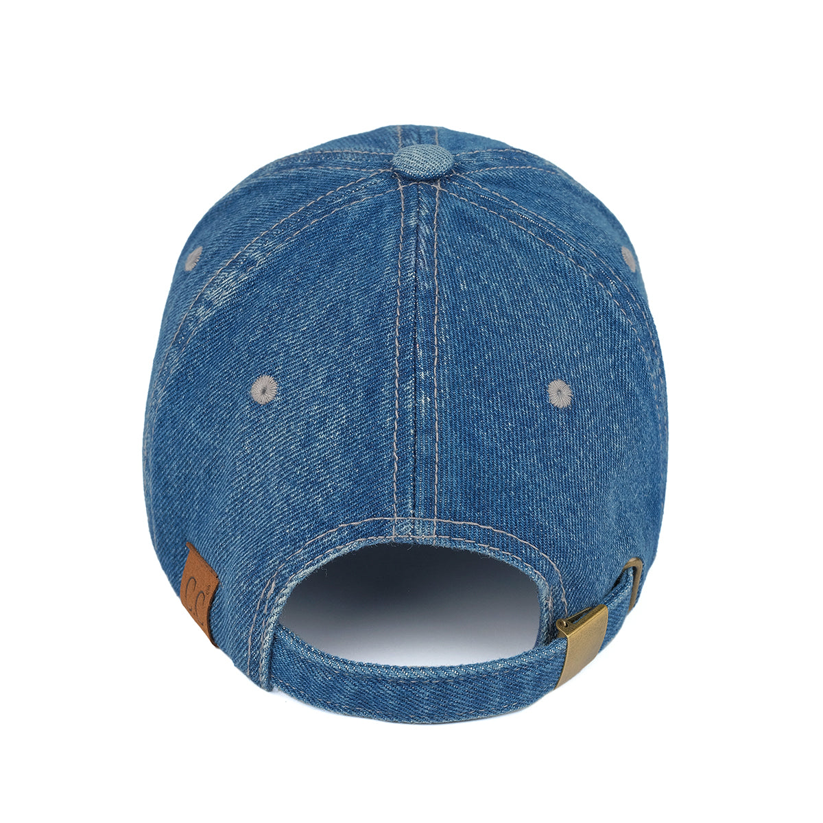 CC Denim Baseball Cap For Women Craft Friendly Embroidery