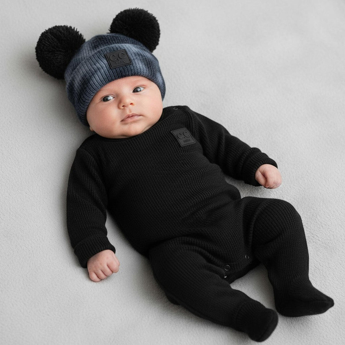 CC Baby Pom Pom Tie-Dye Beanies Hats