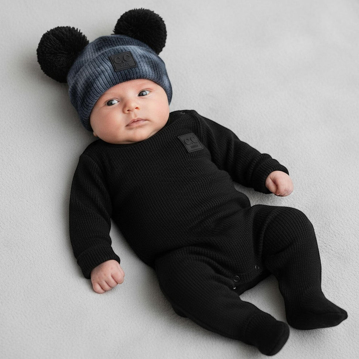 CC Baby Pom Pom Tie-Dye Beanies Hats
