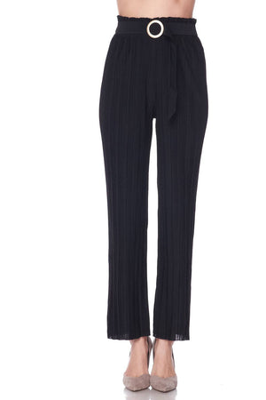 Belted Flowy Beach Pants - Lightweight