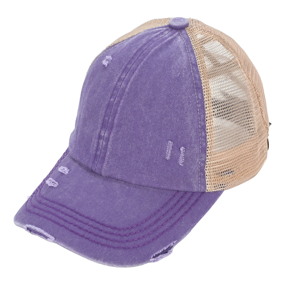 CC Multi-Level Criss Cross Women's Baseball Ponytail Cap Hat