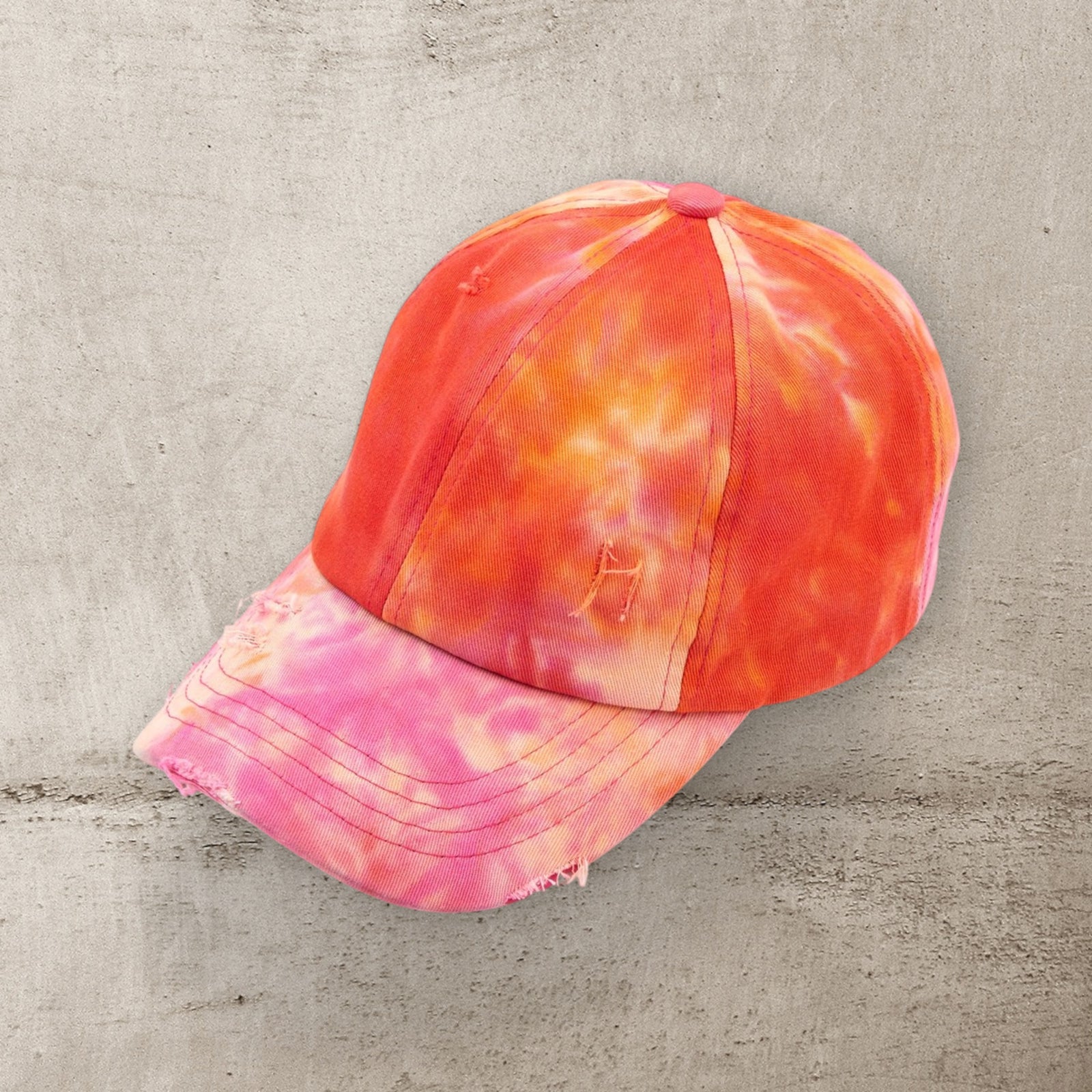 C.C® Criss Cross Ponytail Cap - Women's Cotton Baseball Hat for Ponytails & Braids