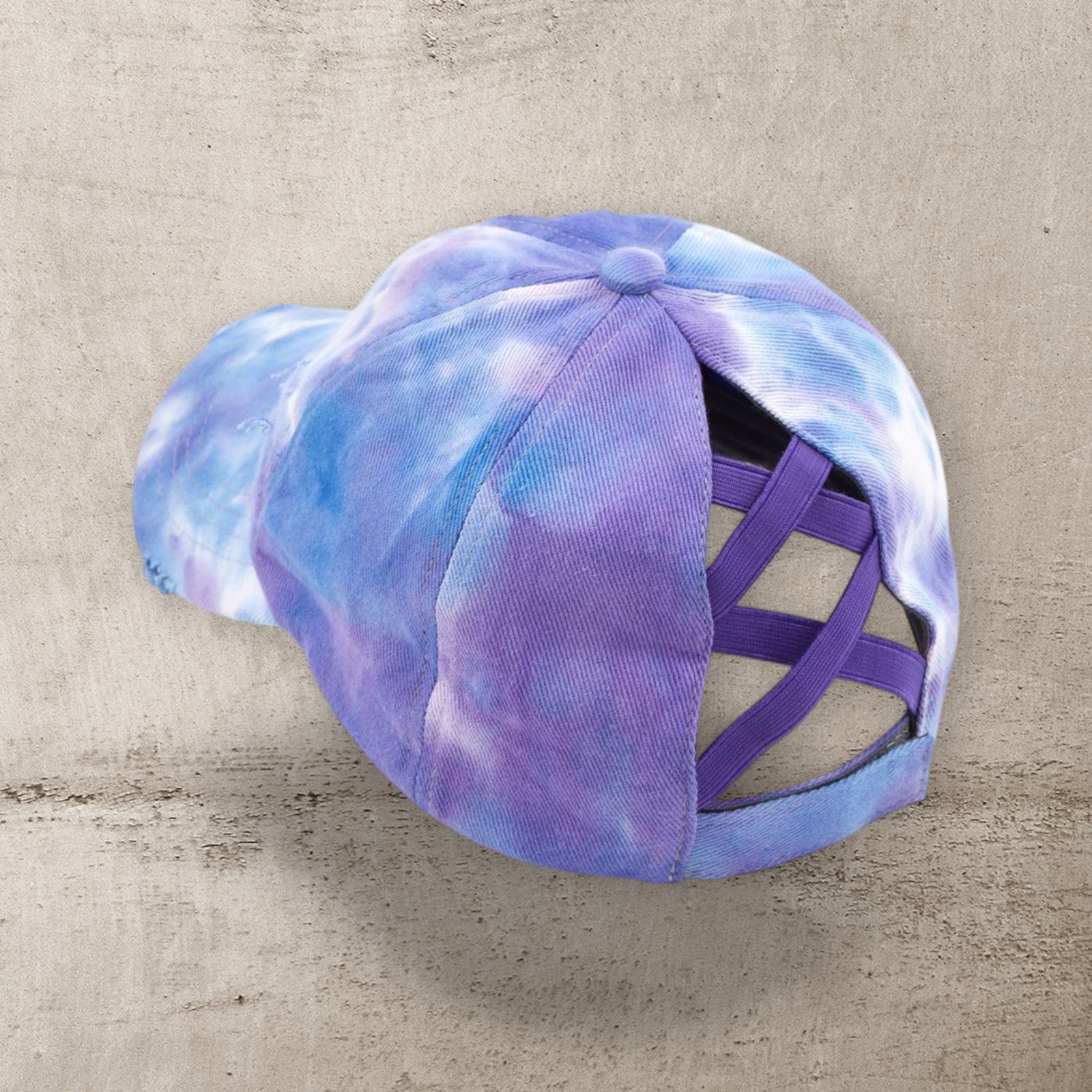 C.C® Criss Cross Ponytail Cap - Women's Cotton Baseball Hat for Ponytails & Braids