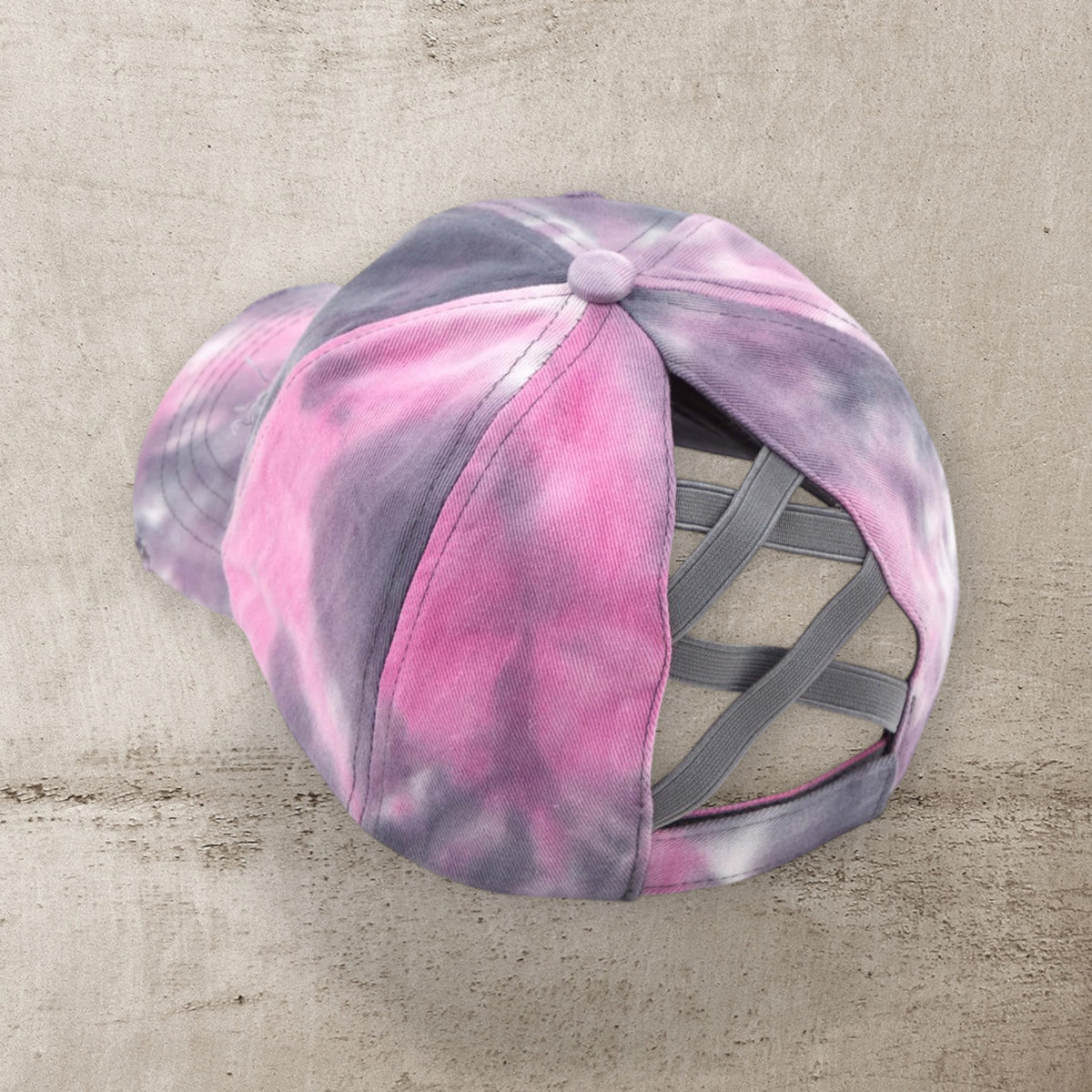 C.C® Criss Cross Ponytail Cap - Women's Cotton Baseball Hat for Ponytails & Braids