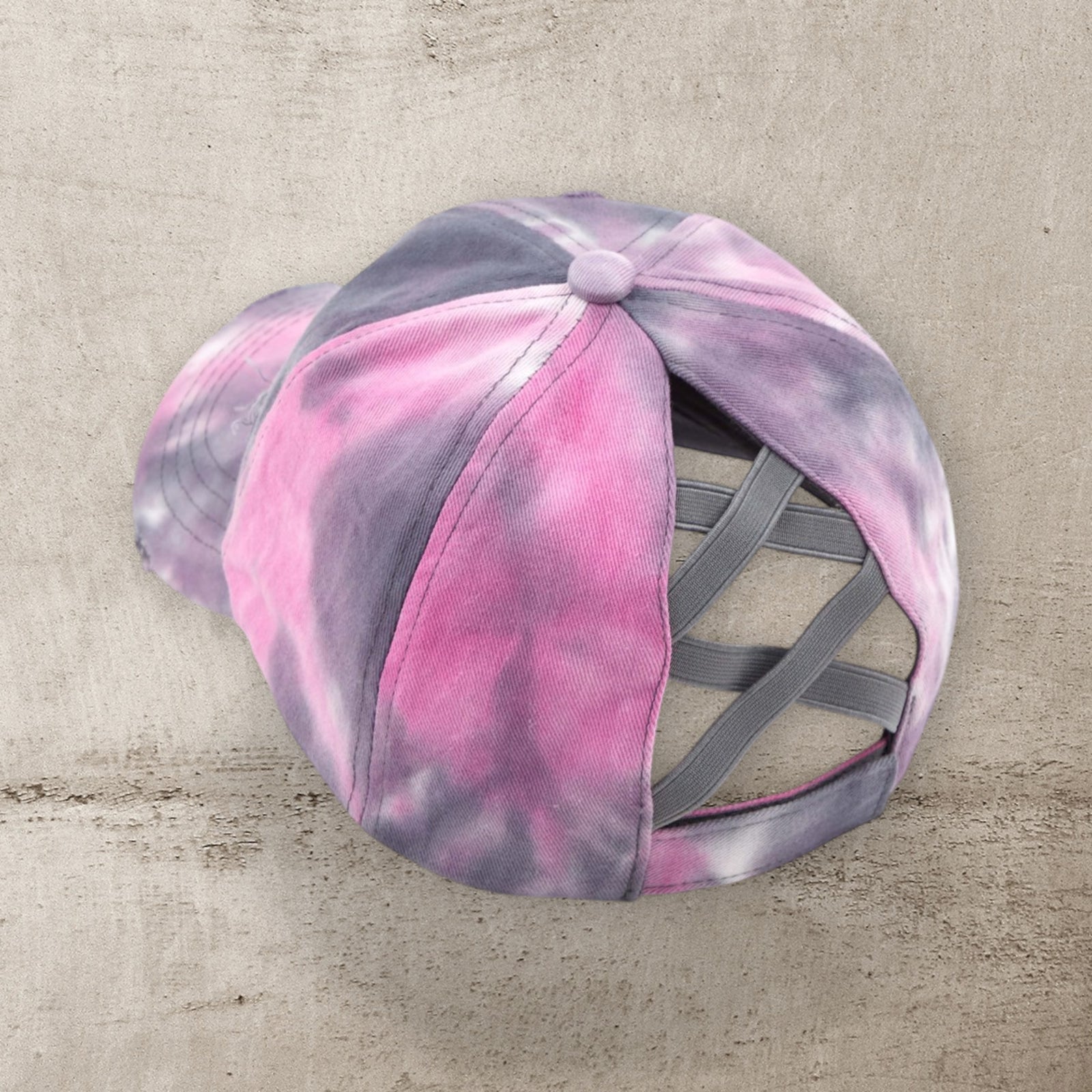 C.C® Criss Cross Ponytail Cap - Women's Cotton Baseball Hat for Ponytails & Braids