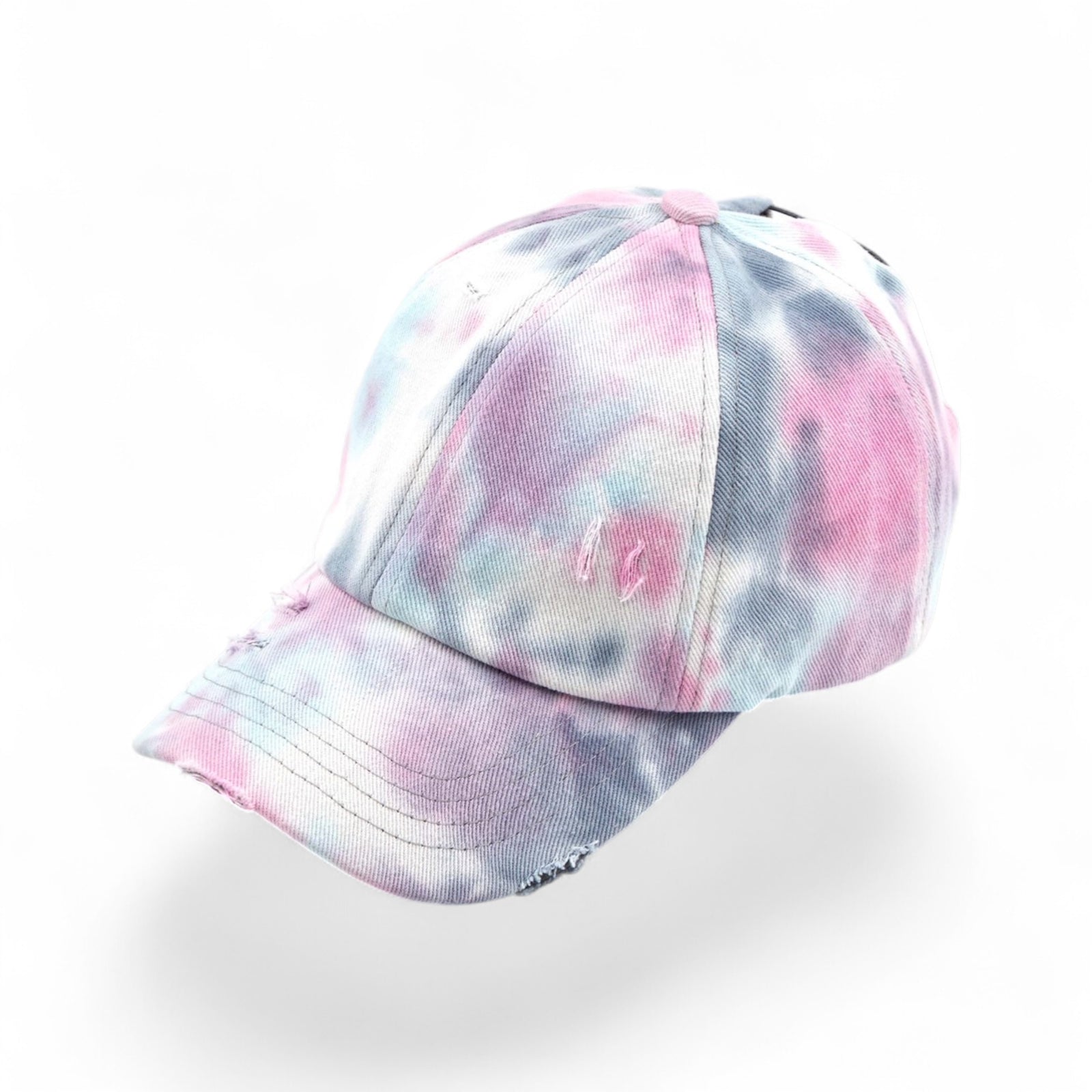 C.C® Criss Cross Ponytail Cap - Women's Cotton Baseball Hat for Ponytails & Braids