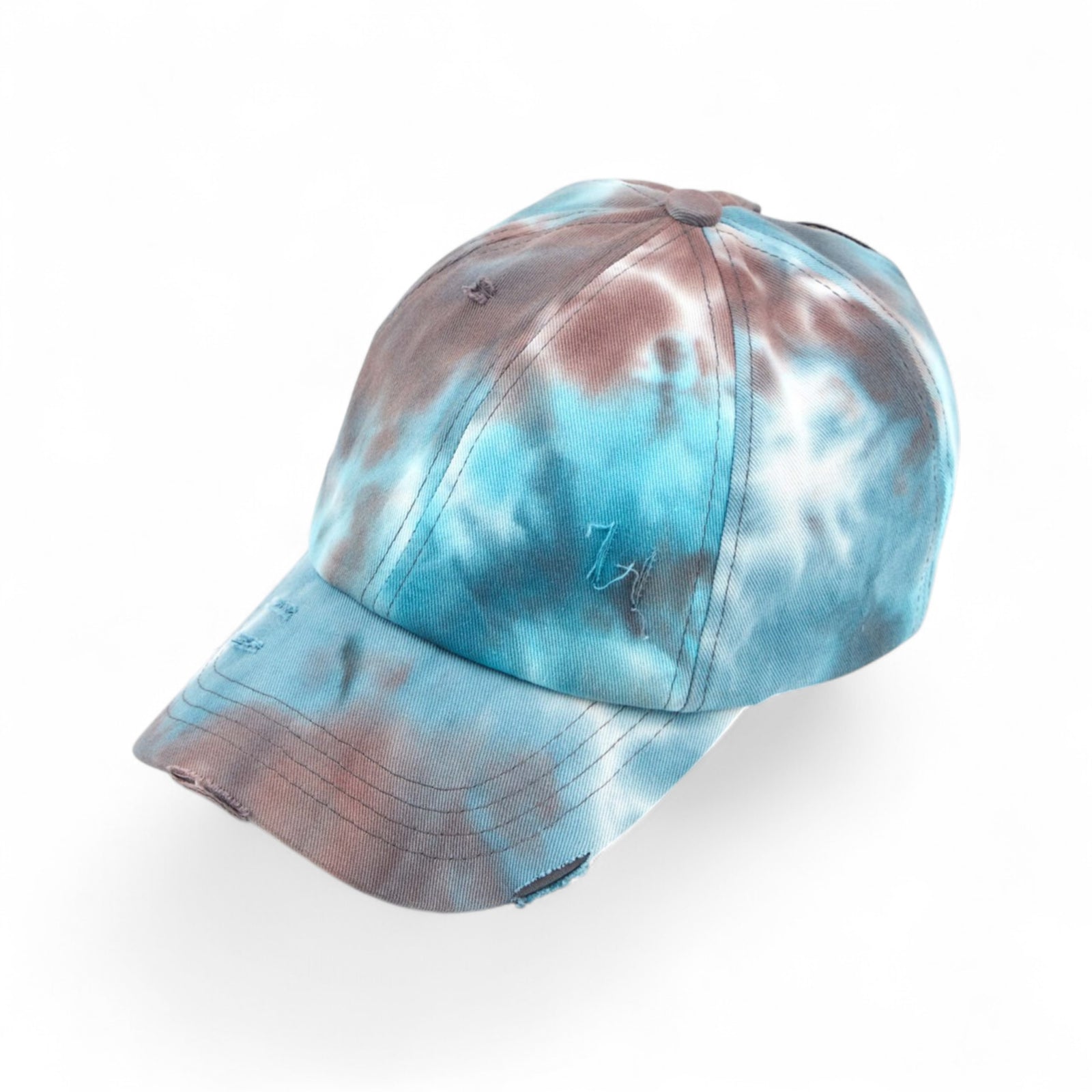 C.C® Criss Cross Ponytail Cap - Women's Cotton Baseball Hat for Ponytails & Braids
