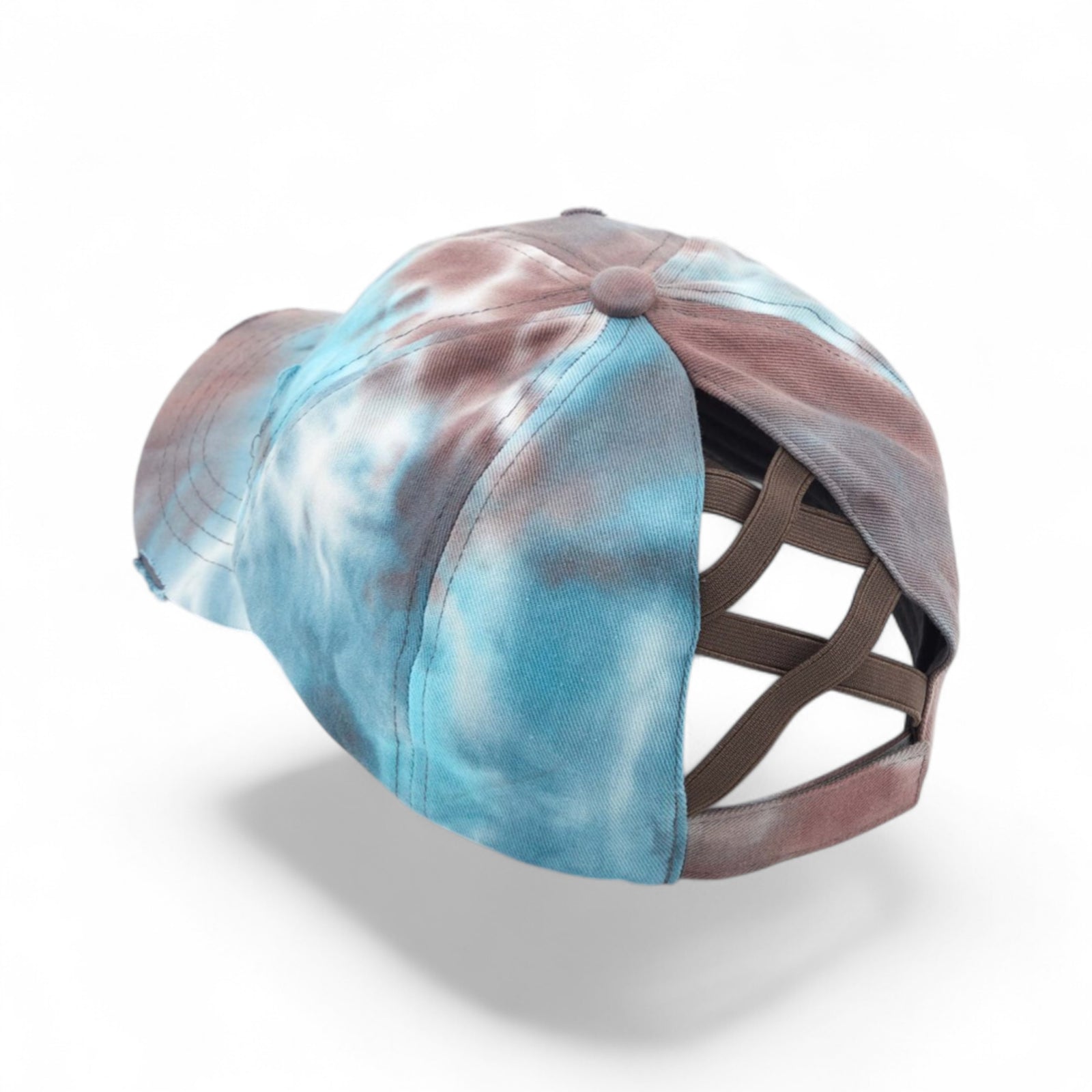 C.C® Criss Cross Ponytail Cap - Women's Cotton Baseball Hat for Ponytails & Braids