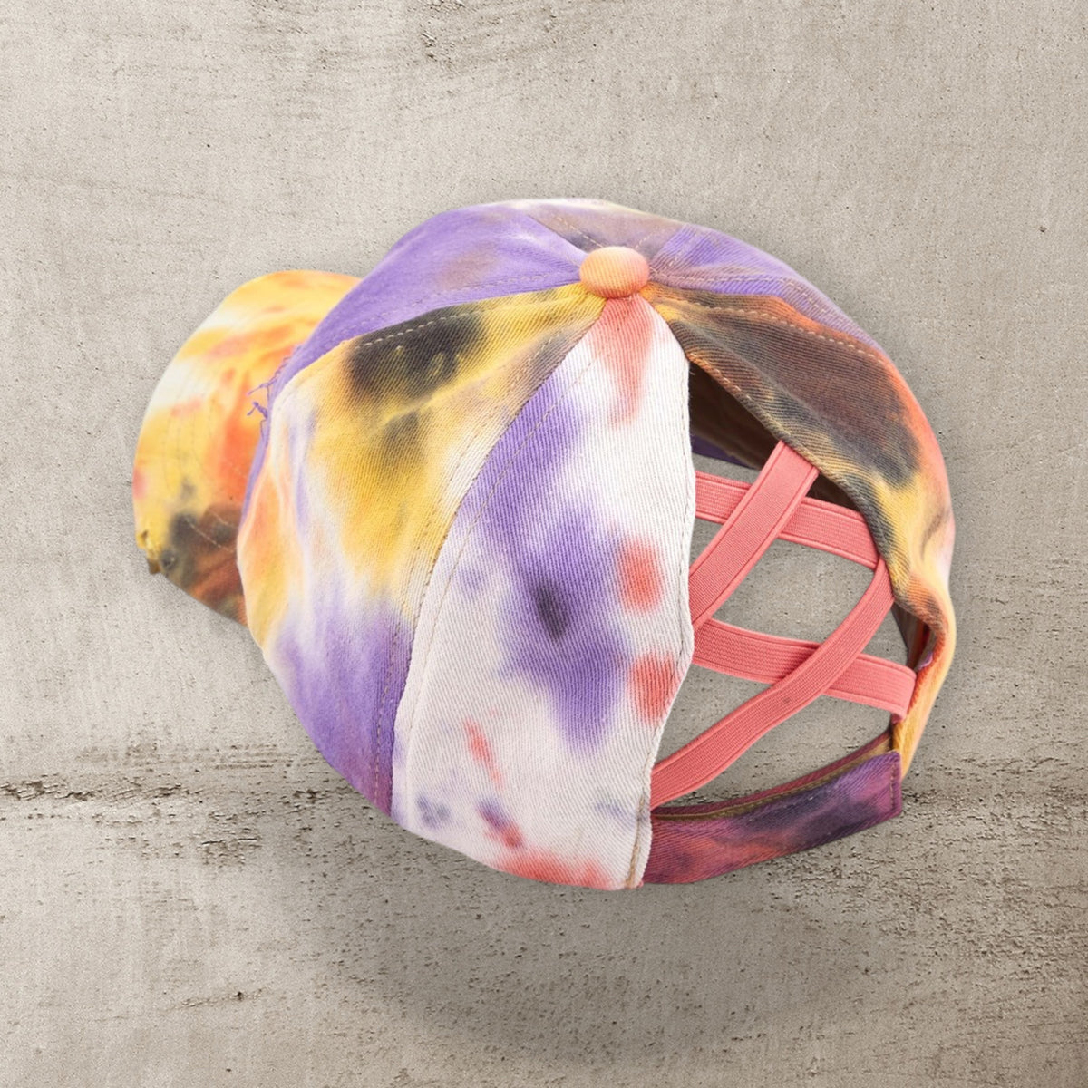 C.C® Criss Cross Ponytail Cap - Women's Cotton Baseball Hat for Ponytails & Braids